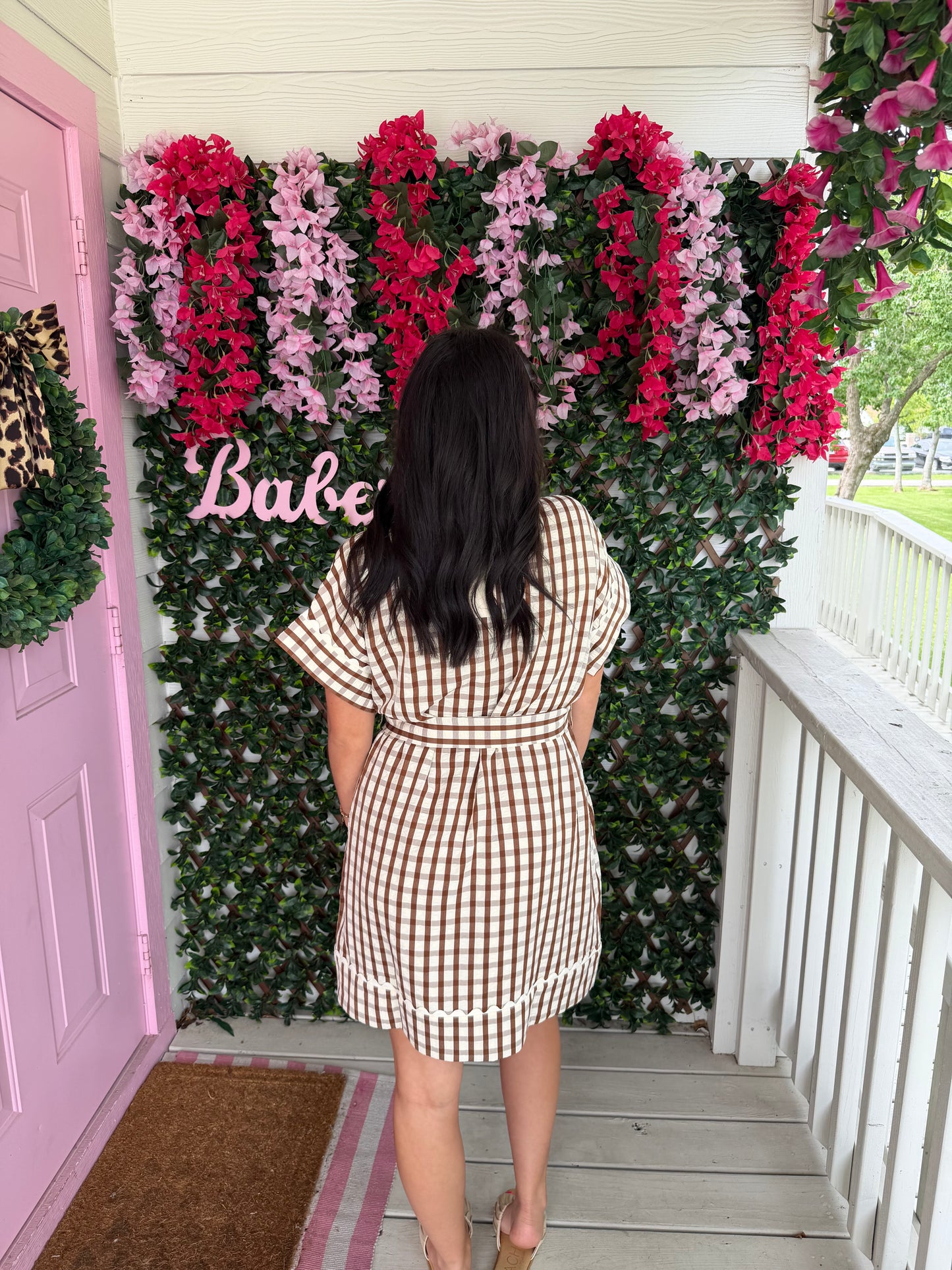 Falling For Gingham Dress