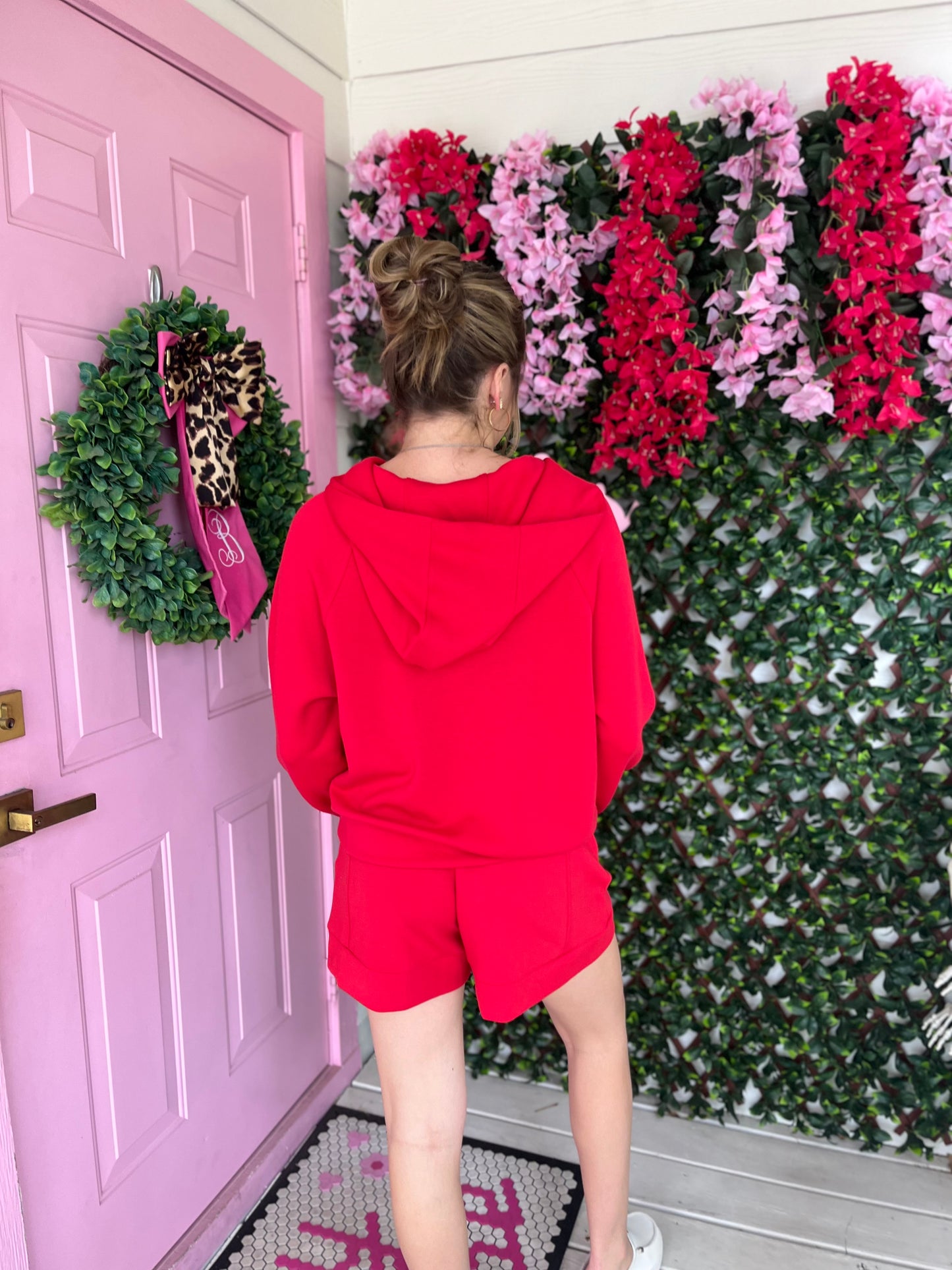 True Red Athleisure Set
