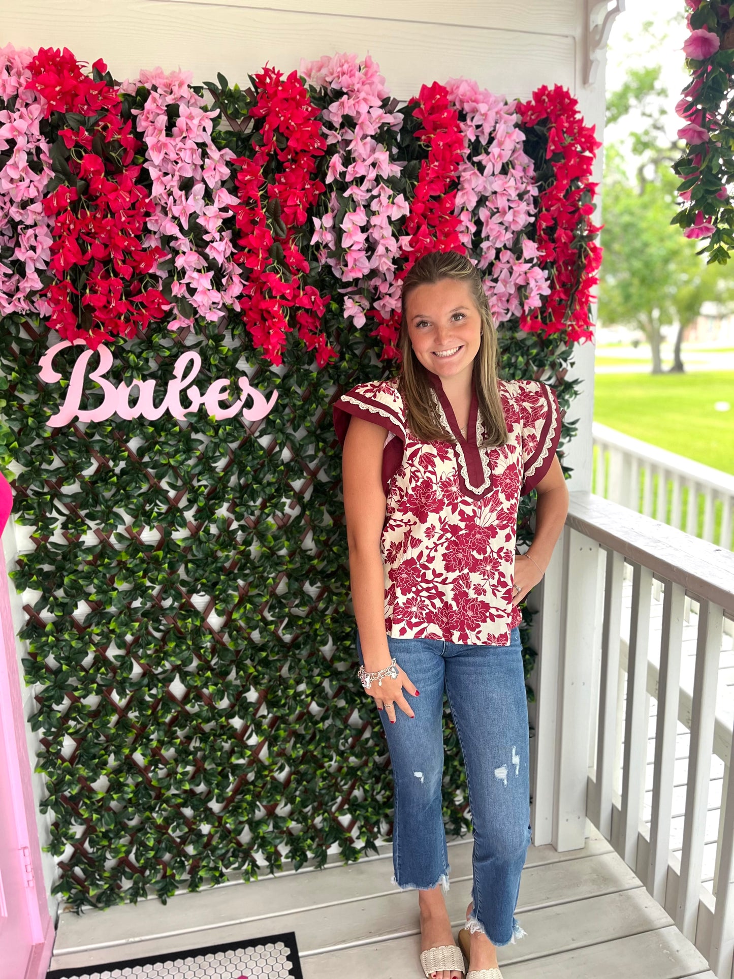 Faith Floral Top