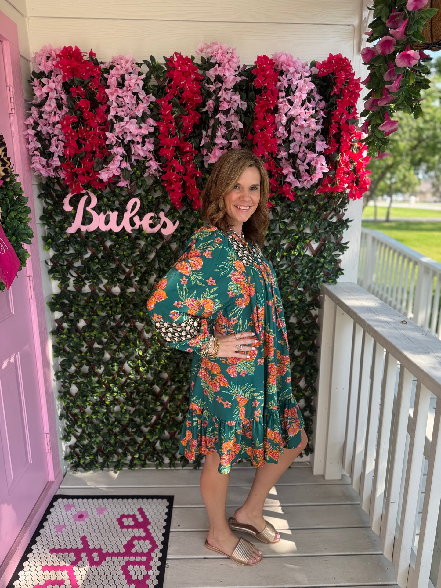 Bright Fall Dress