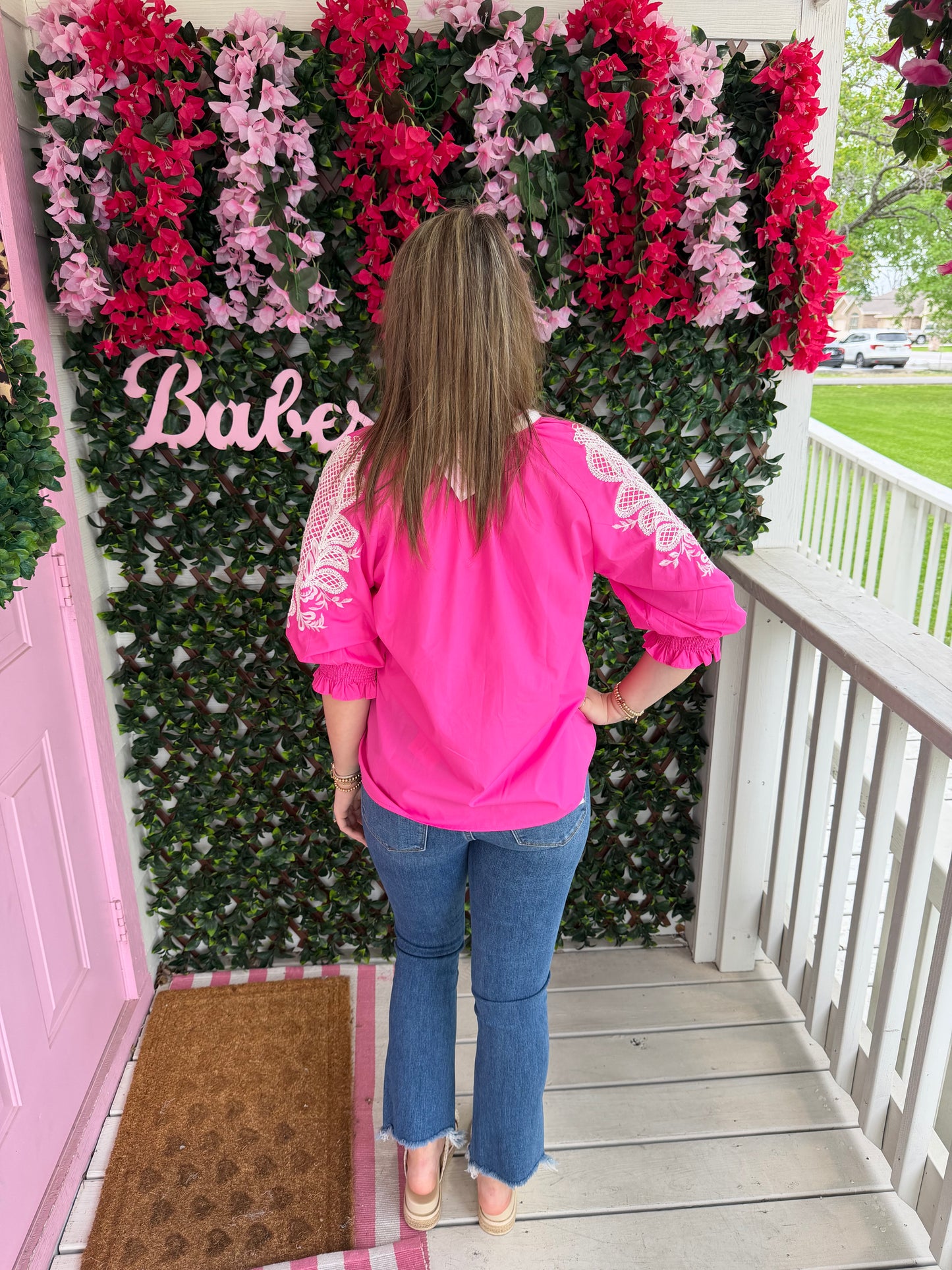 Hop into Pink Top