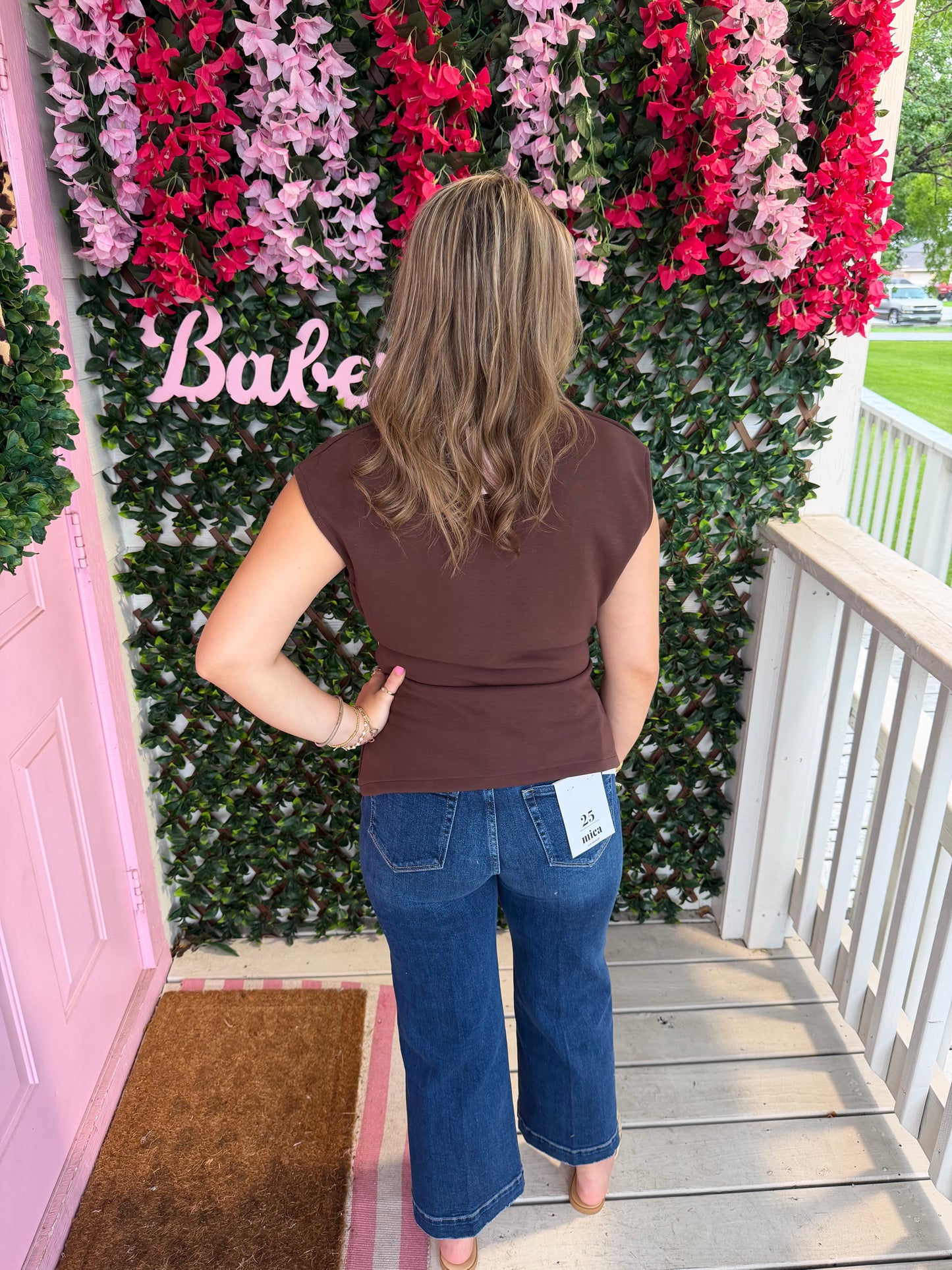 Chocolate Wrap Top
