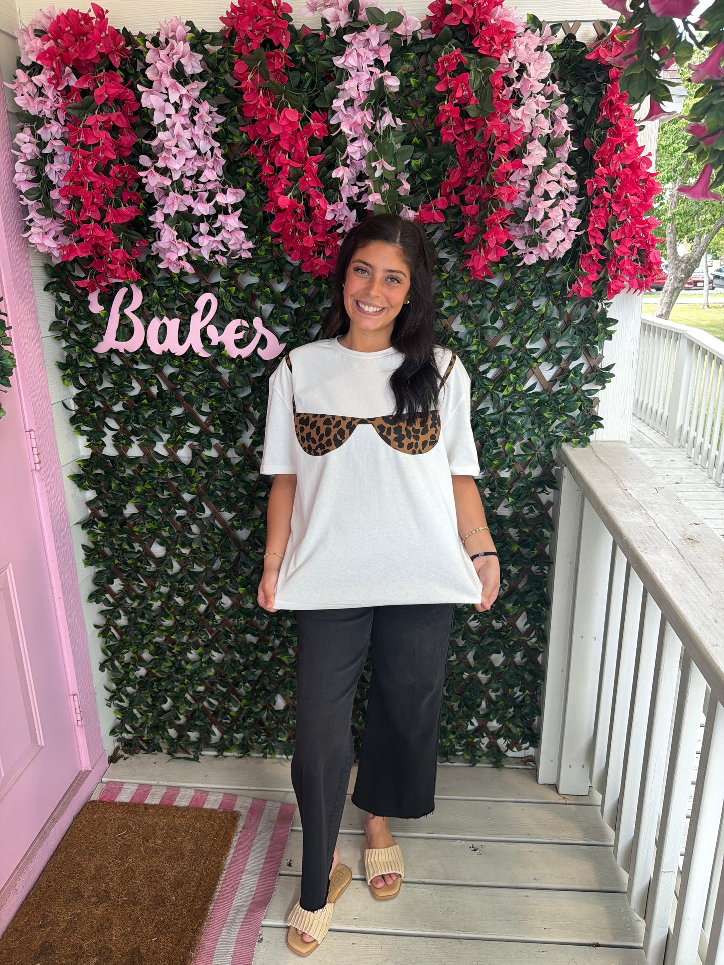 Bikini Leopard Patchwork Tee