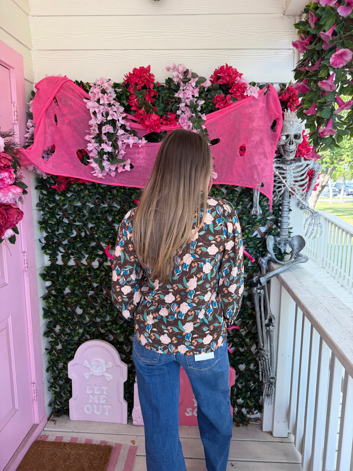 Details & Florals Button Down Top
