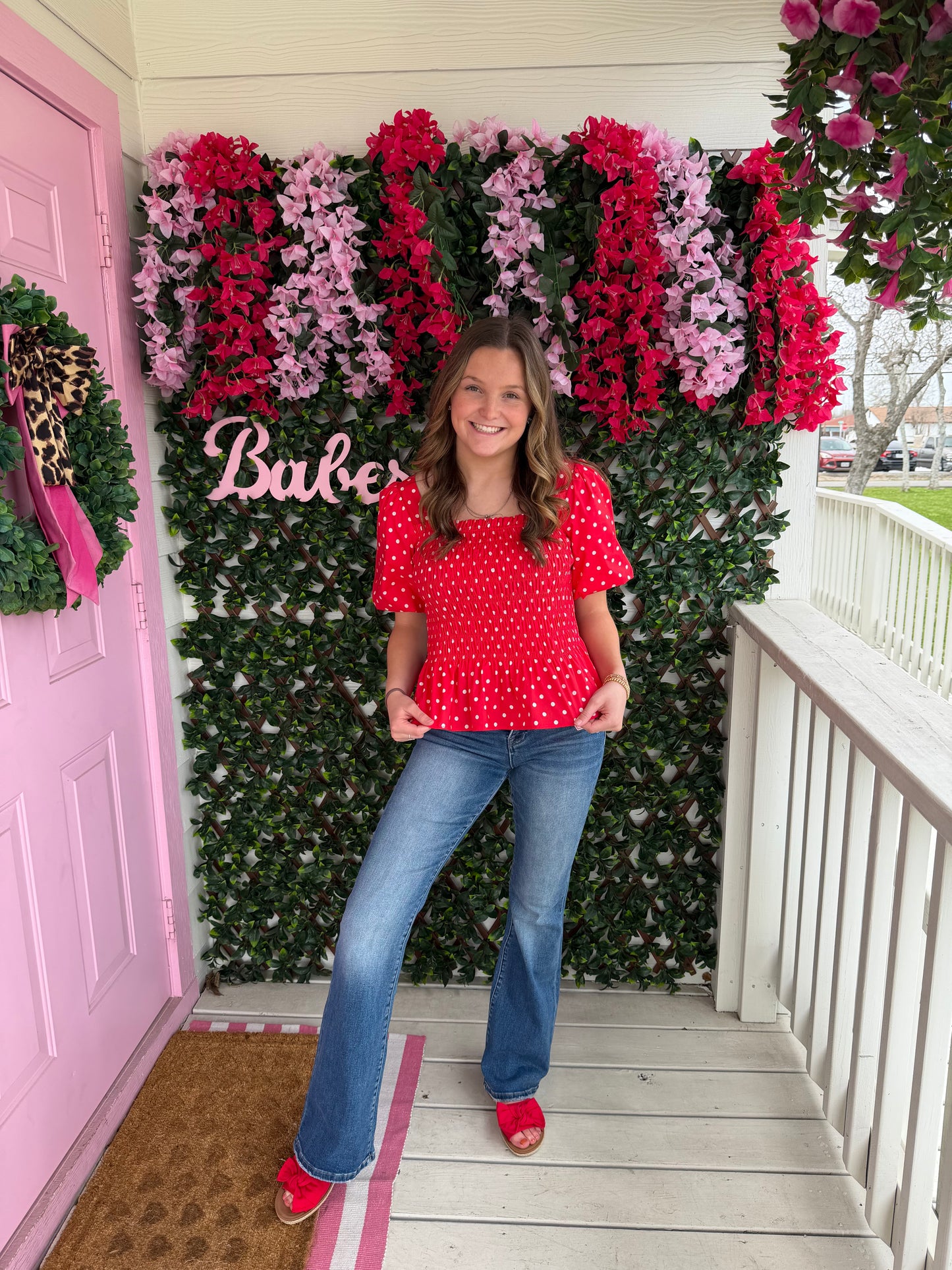 Red Polka Dot Cutie Top