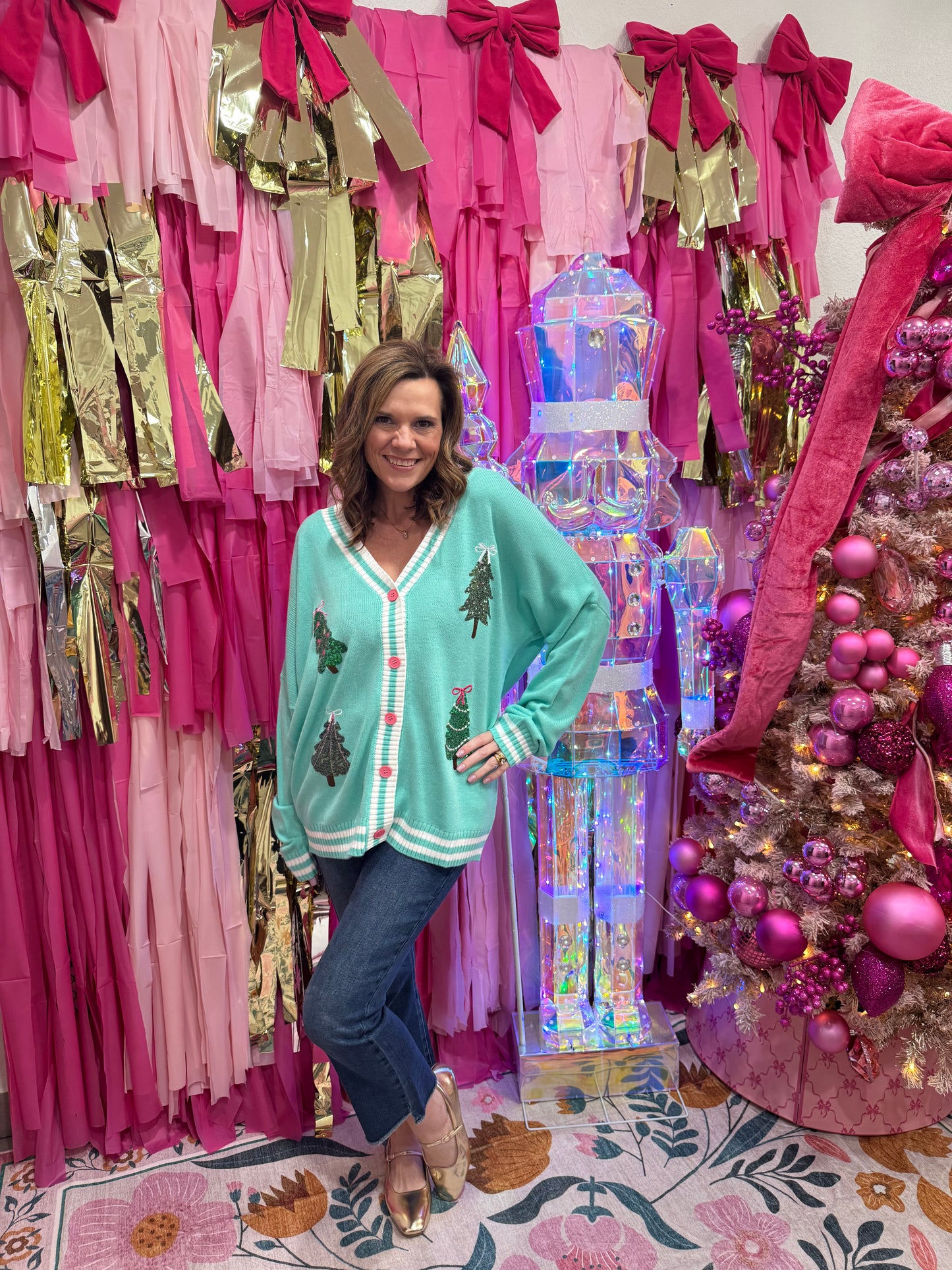 Spruce Tree Relaxed Cardigan