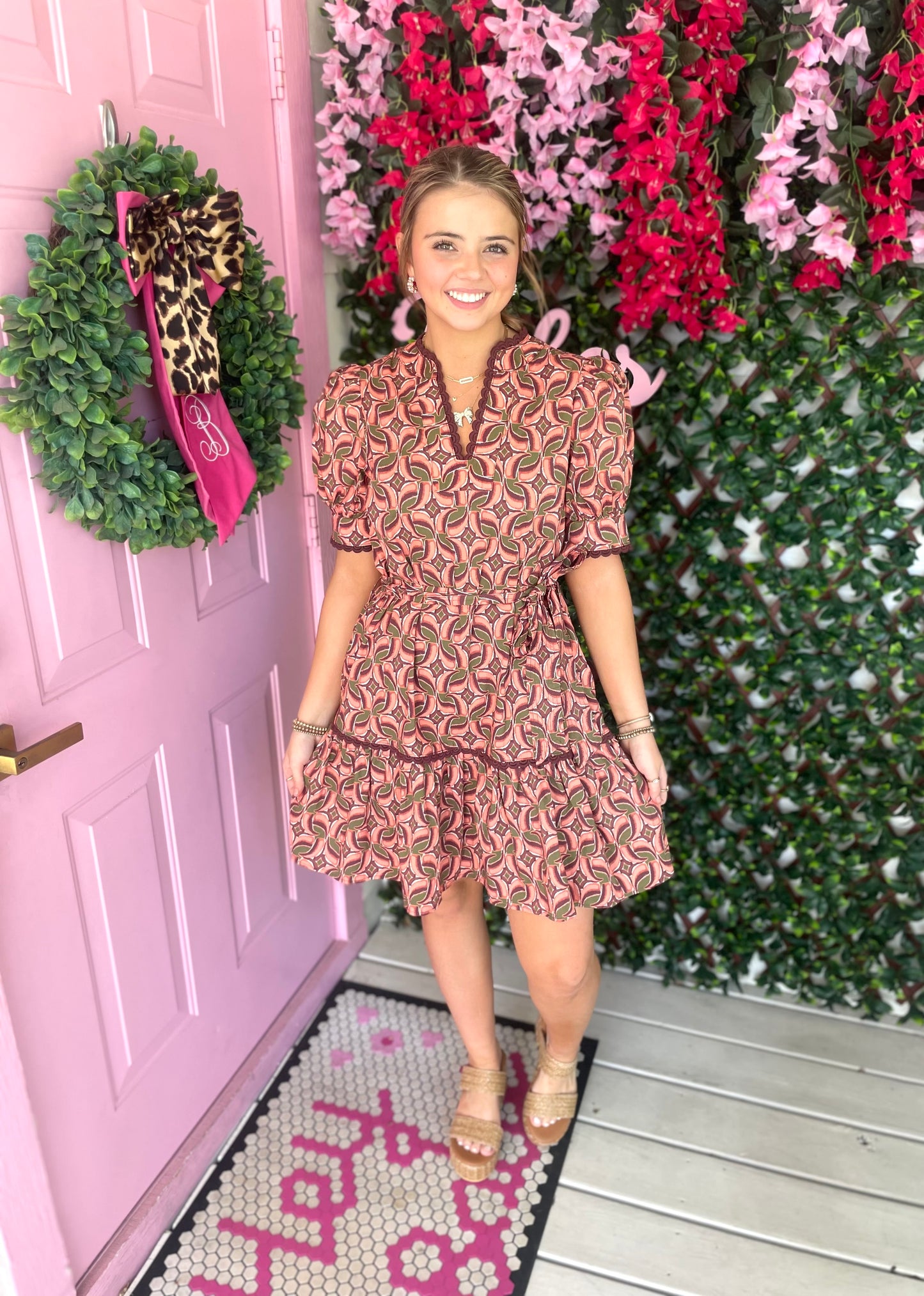 Terracotta Honey Fall Dress