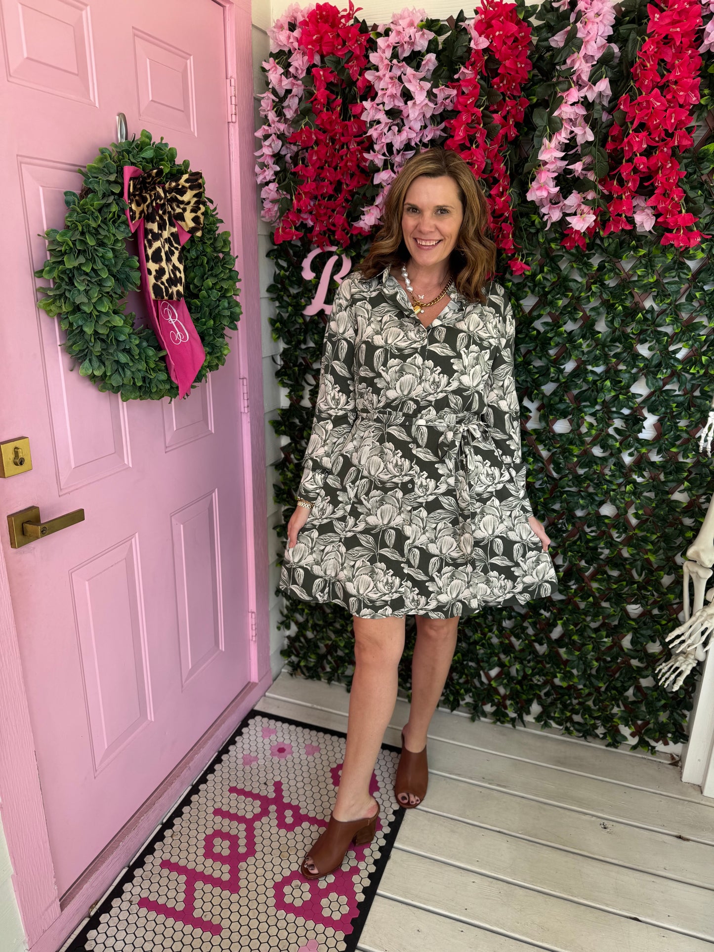 Sweet Magnolia Olive Dress