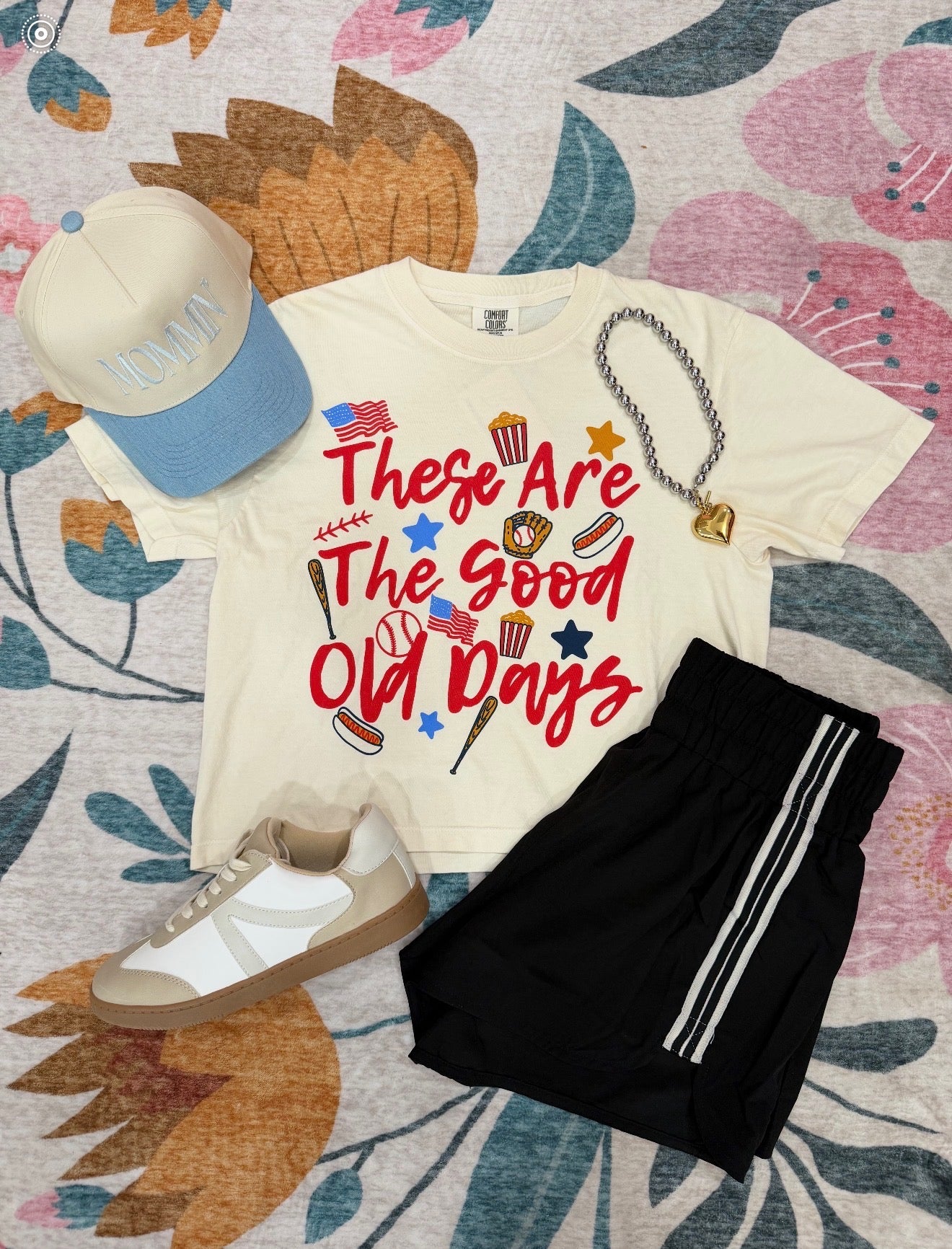 These Are The Good Old Days Crop Tee