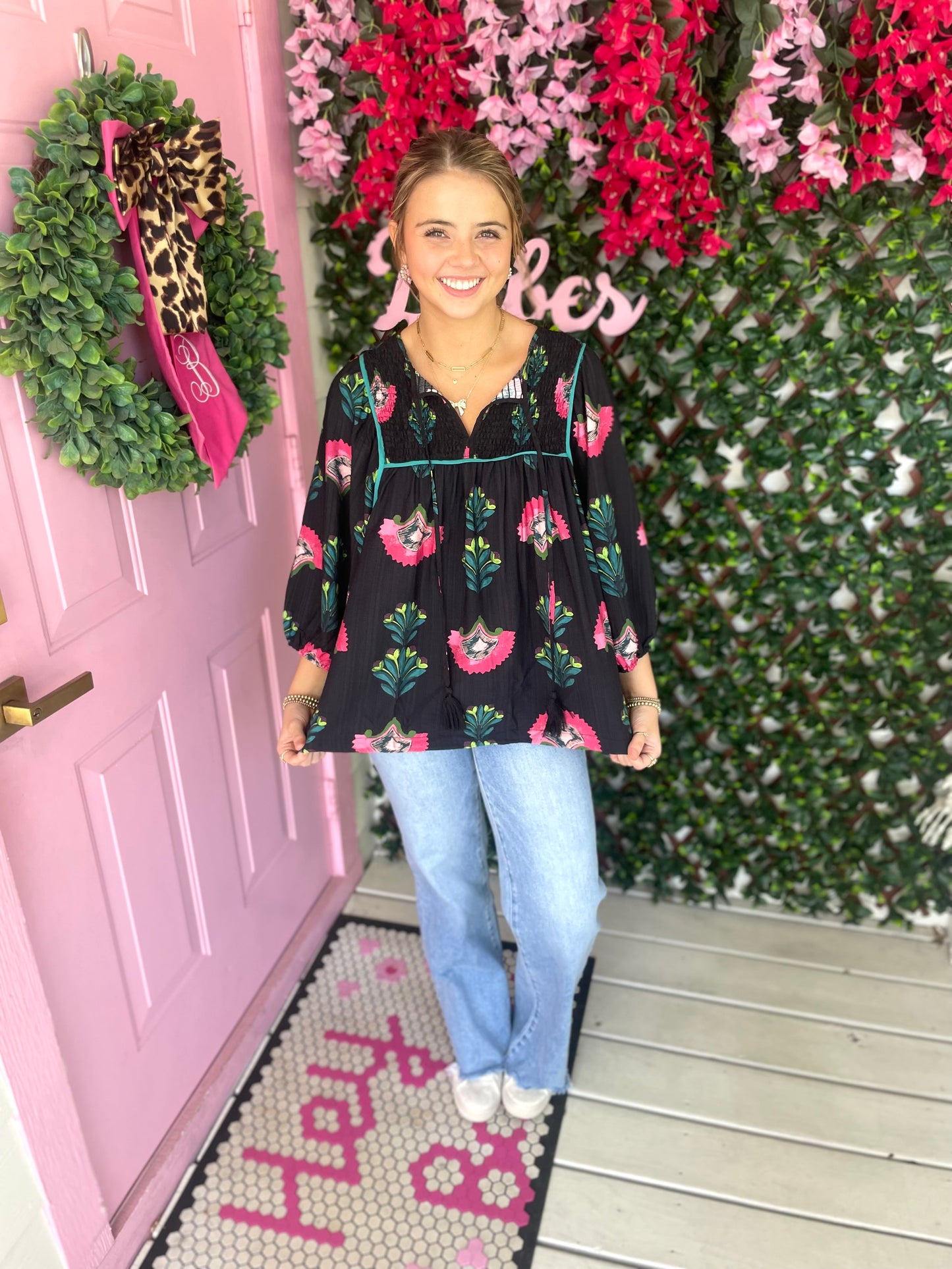 Aliece Black Top