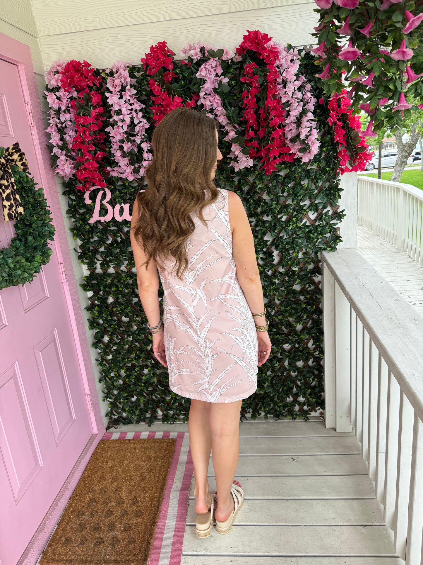 Feather Pink Pampa Dress