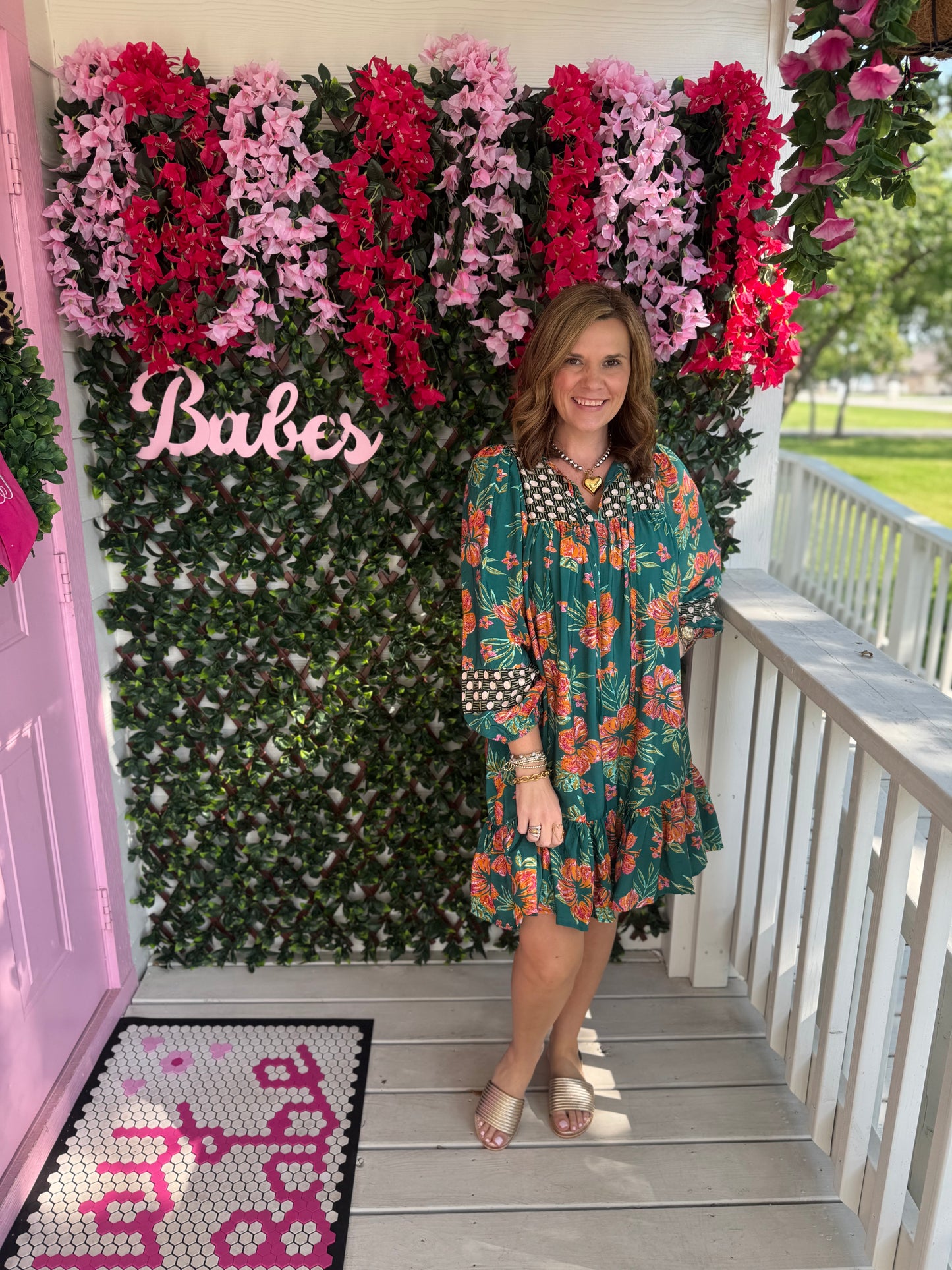 Bright Fall Dress