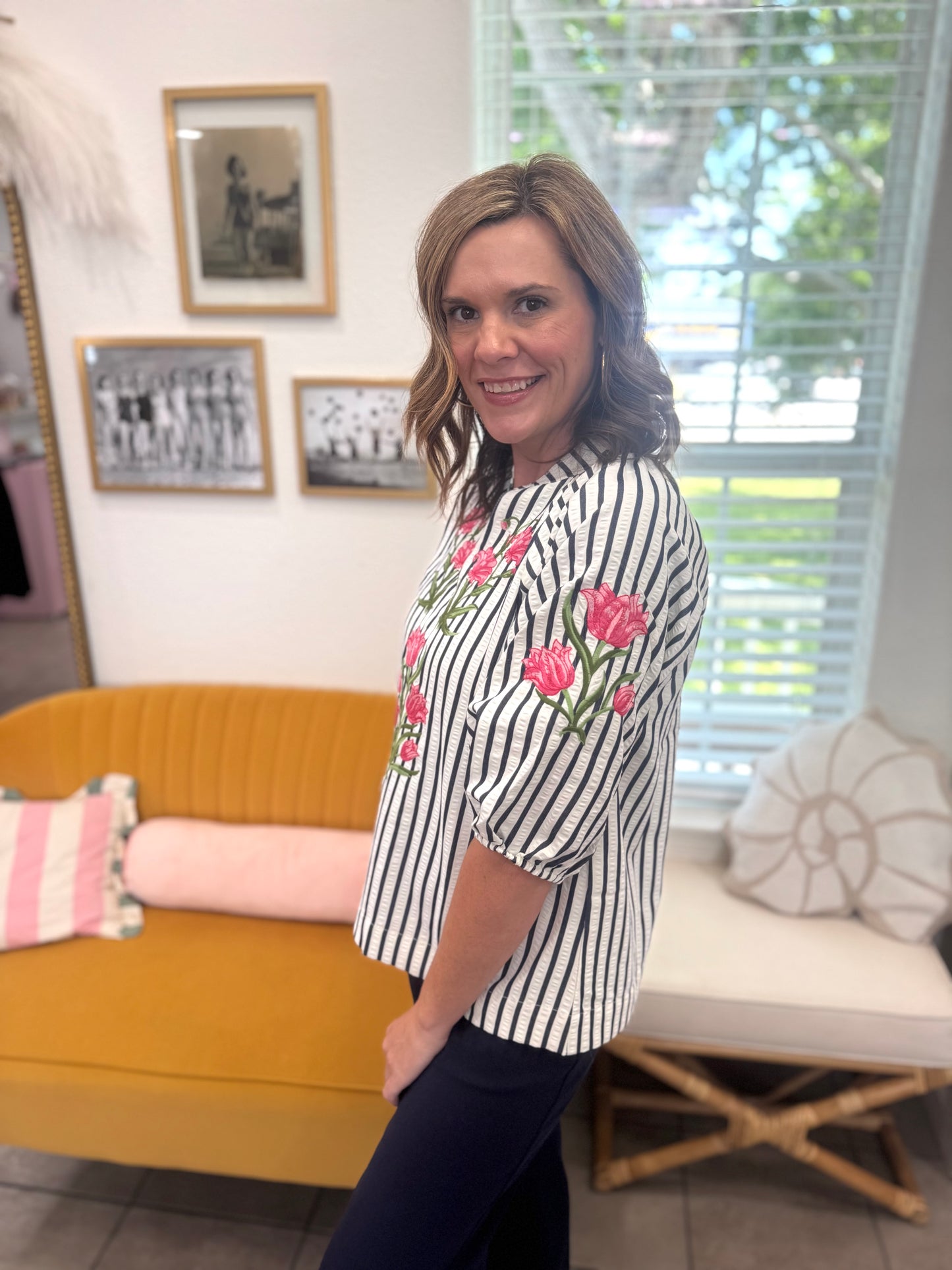 Lexi Jane Embroidered Top