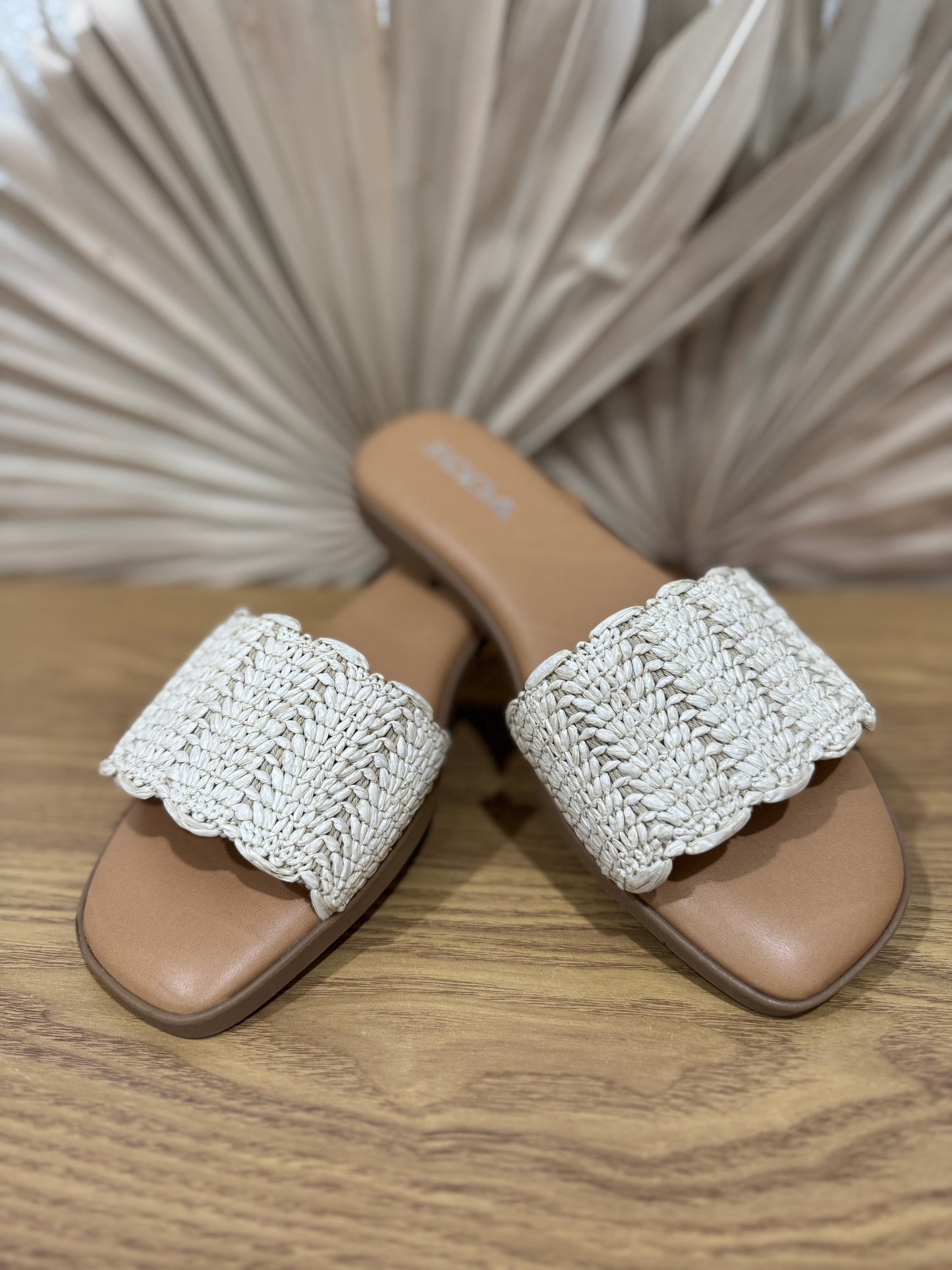 Bone Knit Sandals