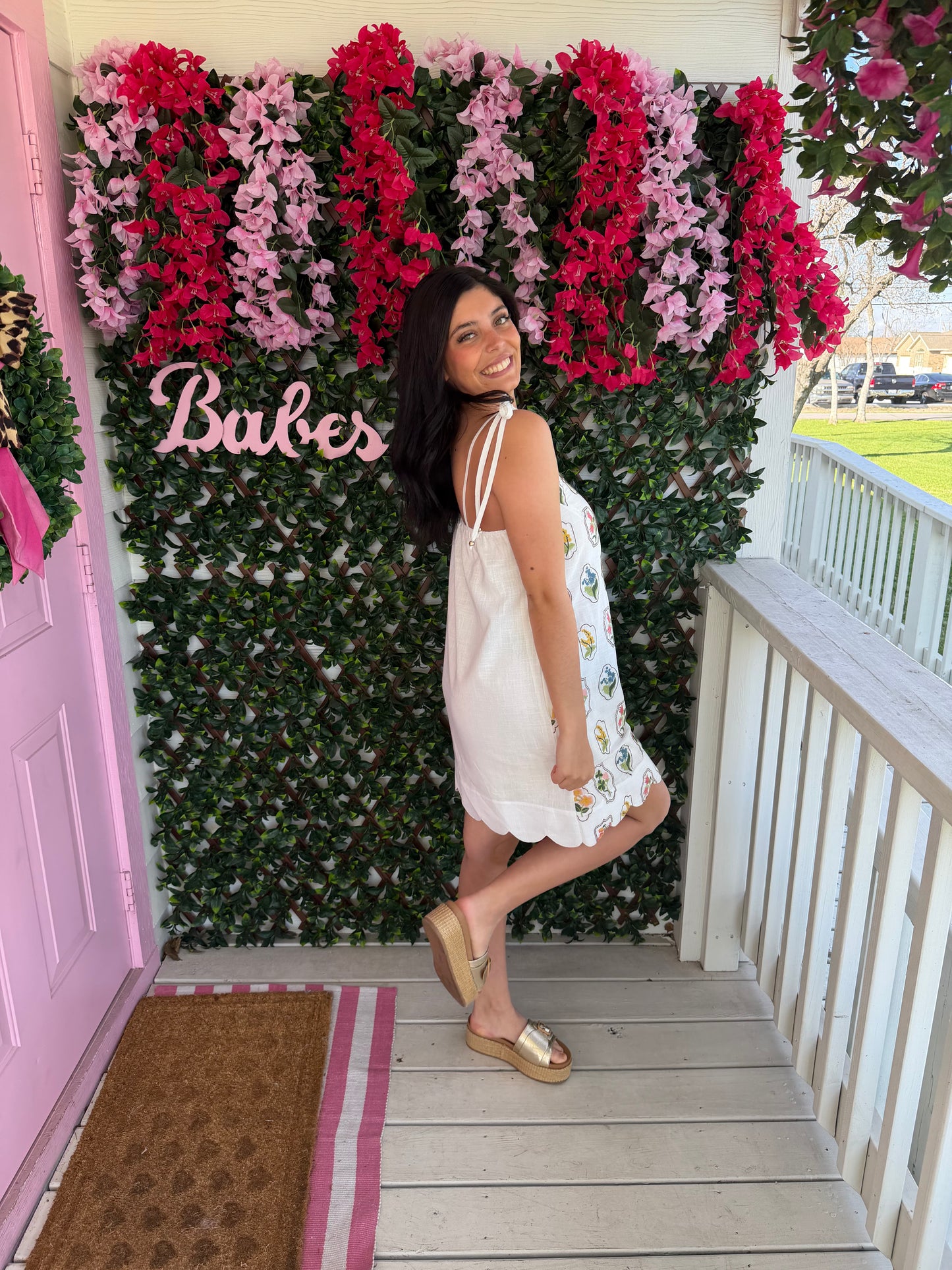 Floral Frames Dress