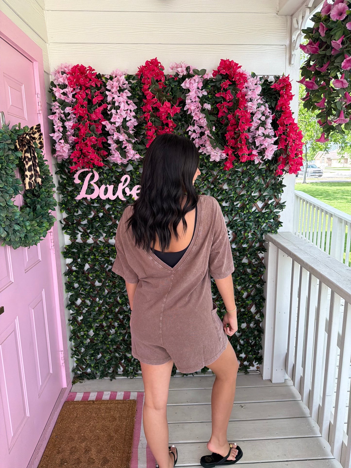 Chocolate Tee Romper