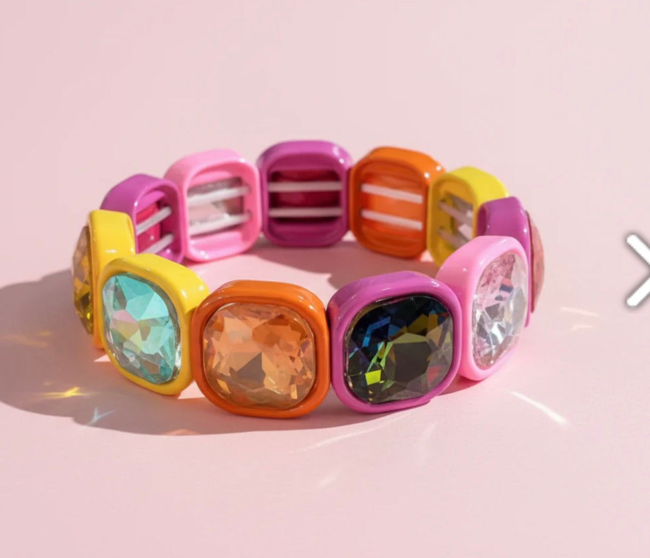 Elise Pink & Orange Bracelet