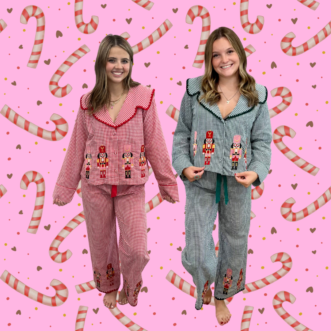 Gingham Nutcracker Pajamas