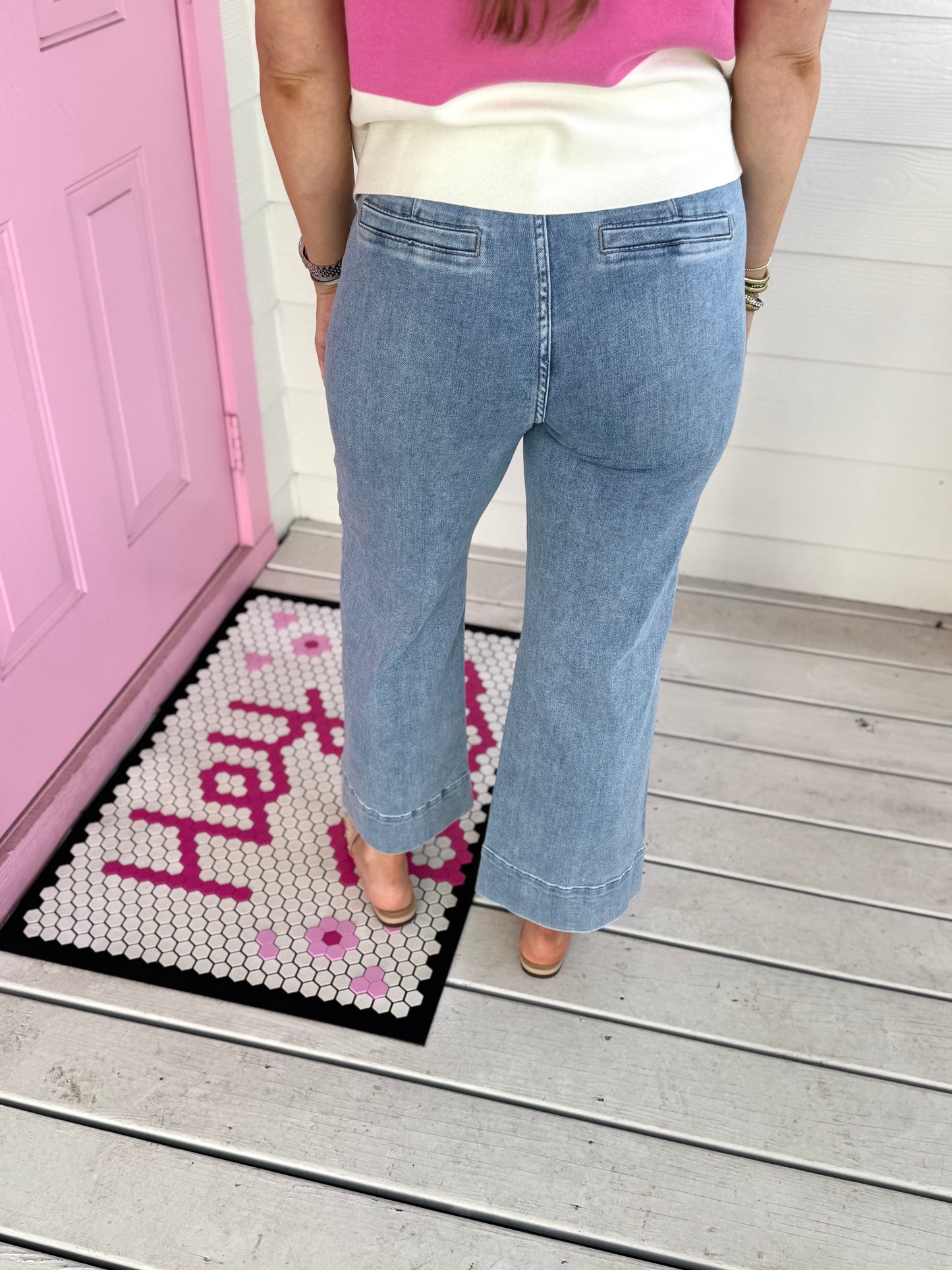 Risen Cropped PinTuck Trouser