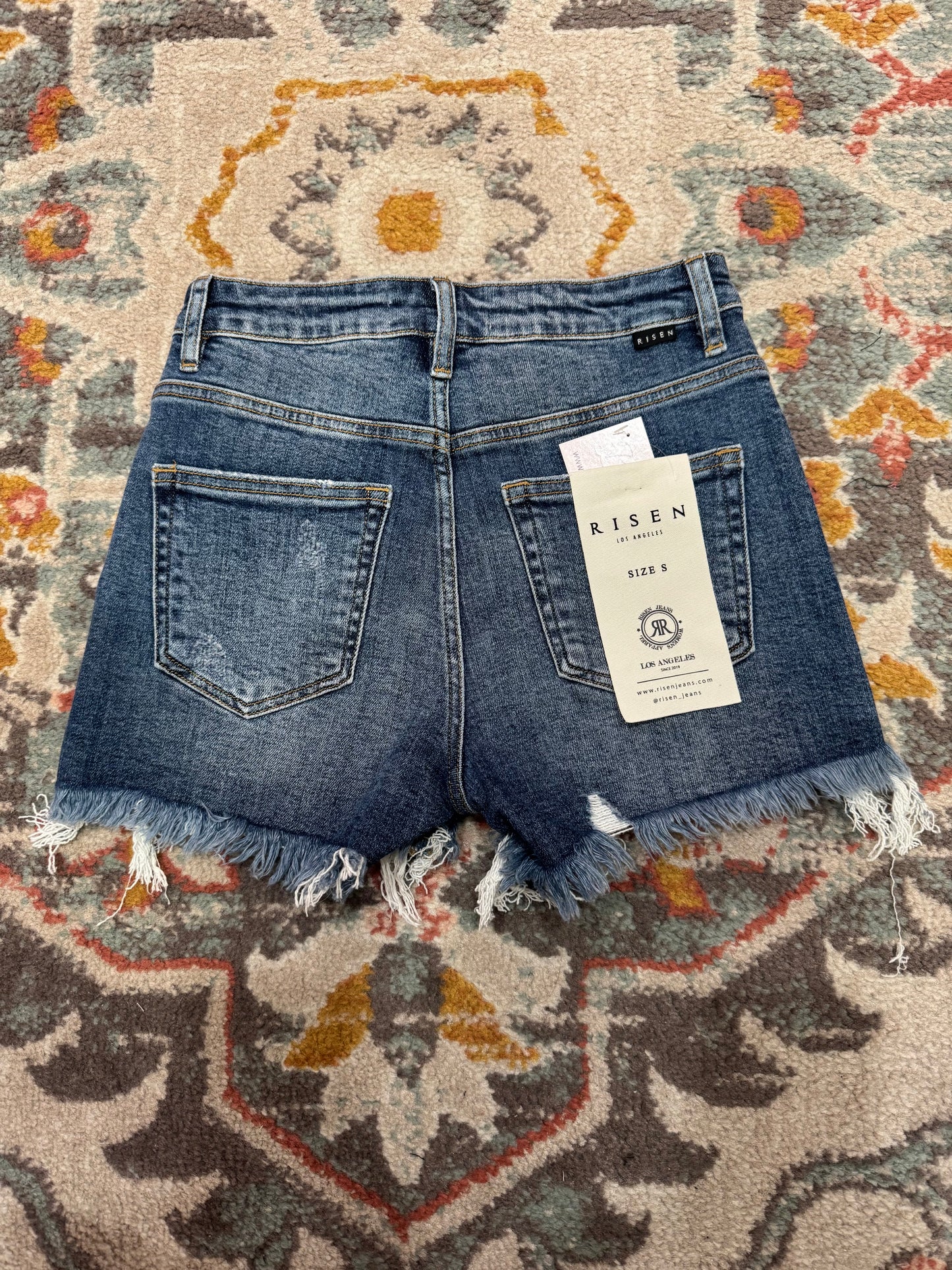 Risen High Rise Side Slit Shorts