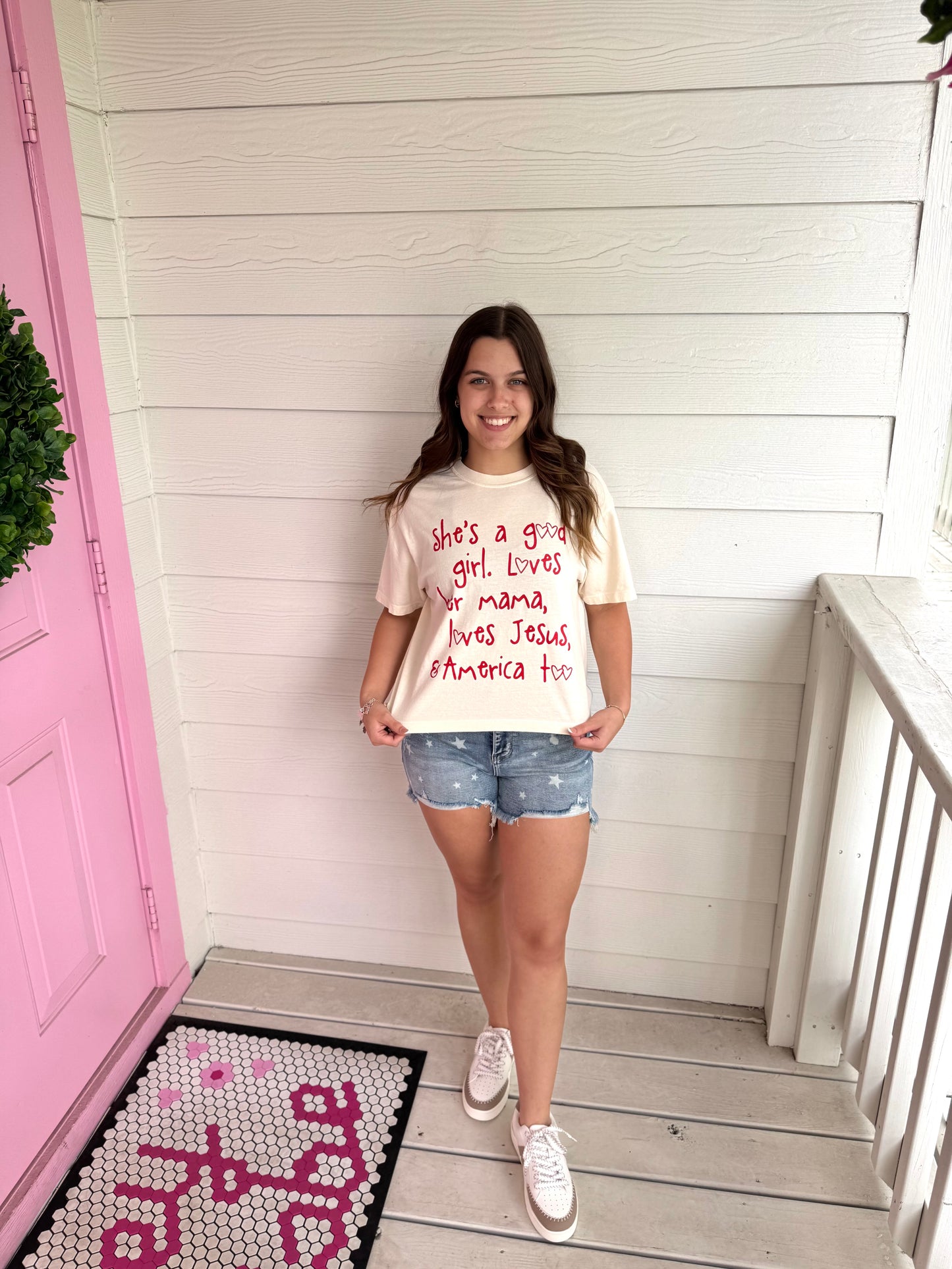 She’s A Good Girl Crop Tee