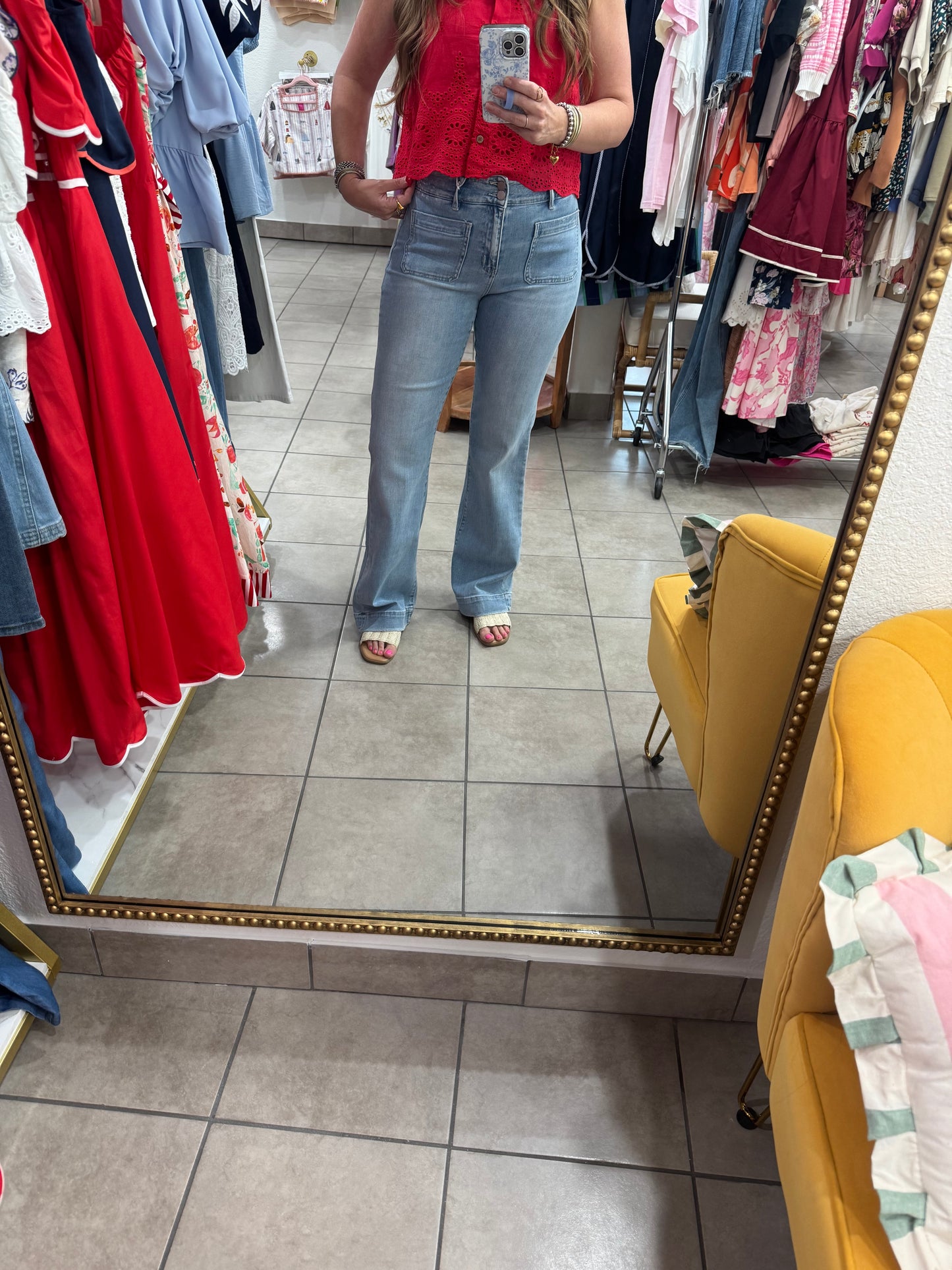 Front Pocket Light Trouser Denim