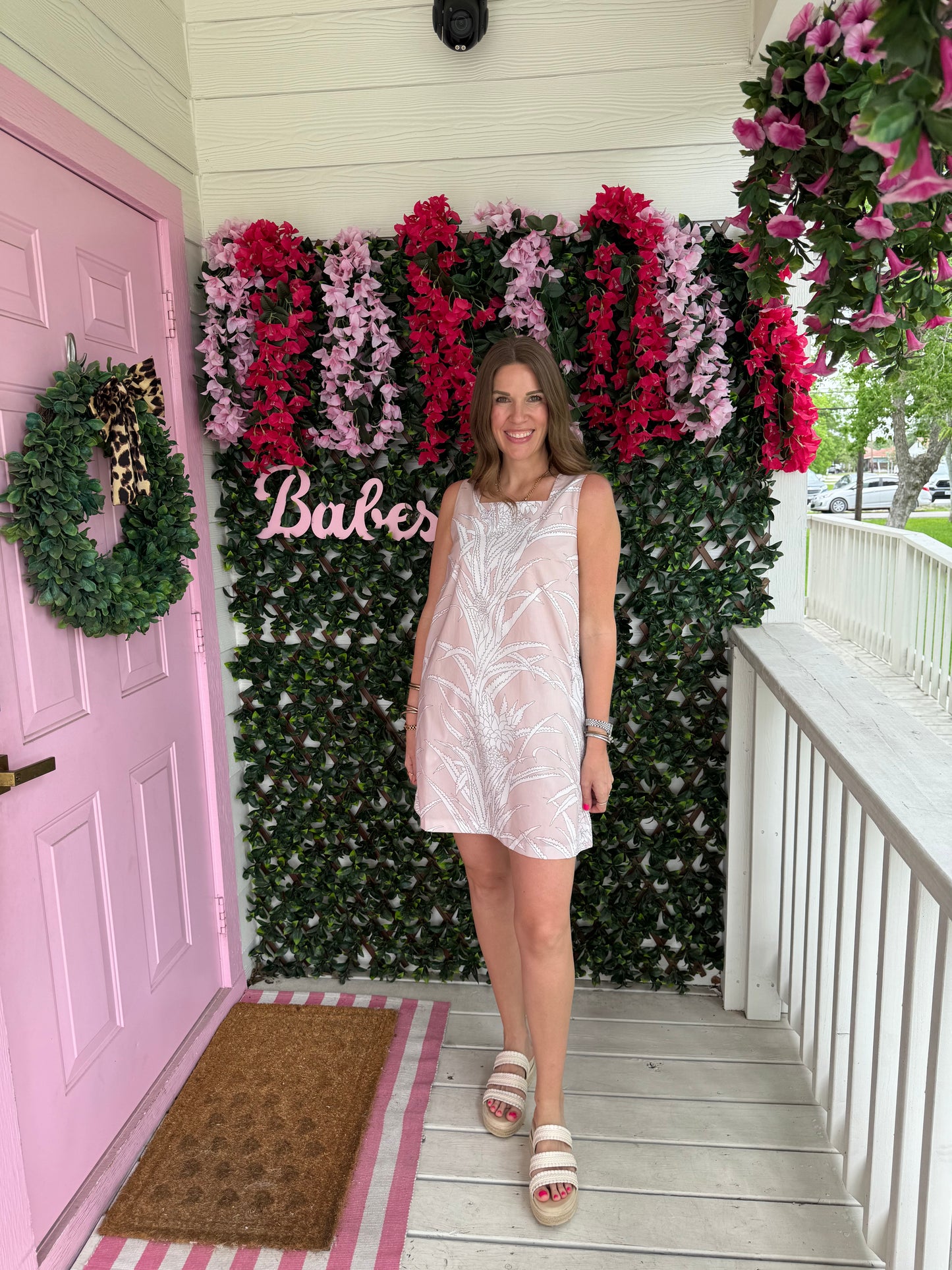Feather Pink Pampa Dress