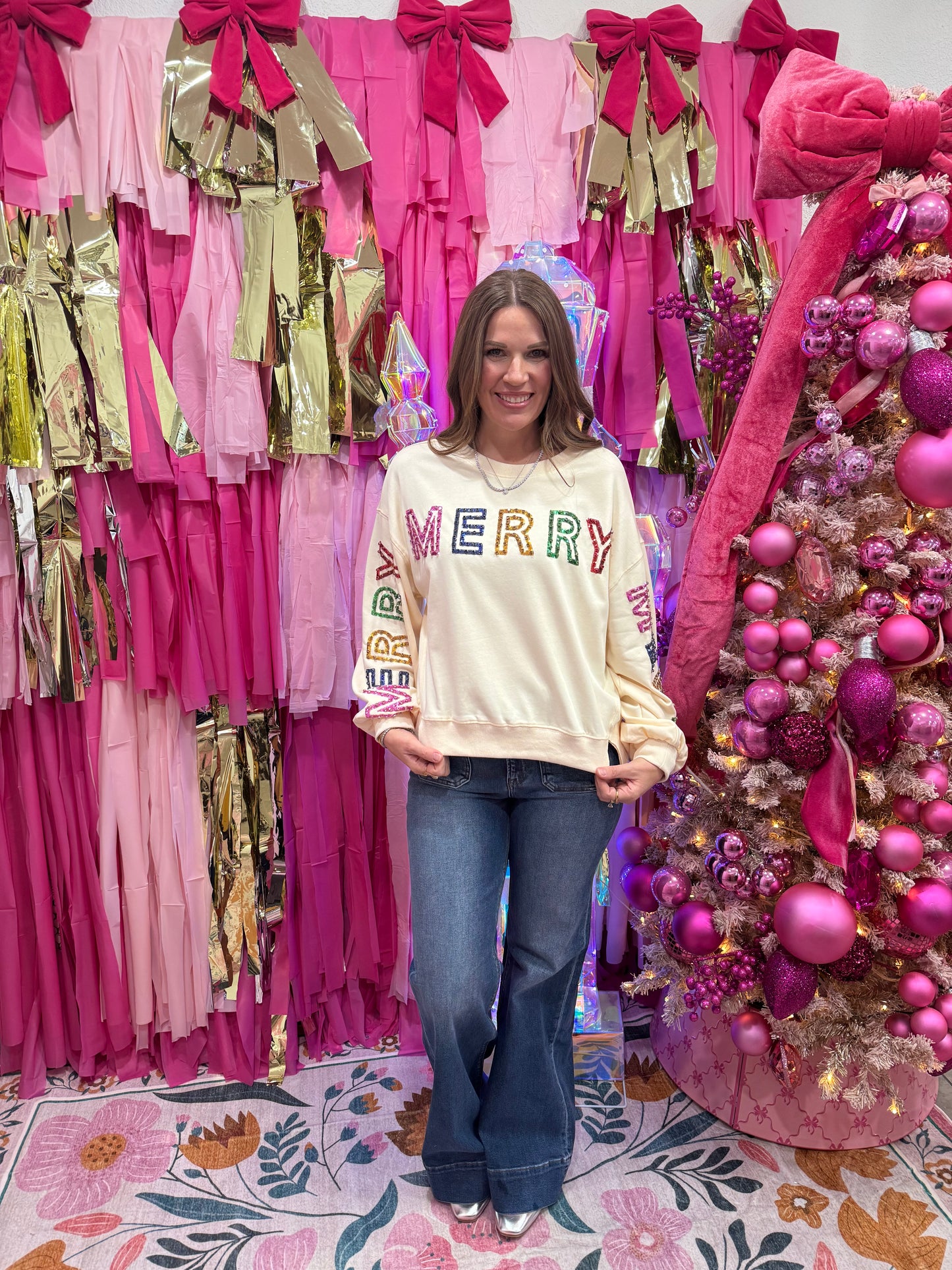 Crystal Merry Sweatshirt