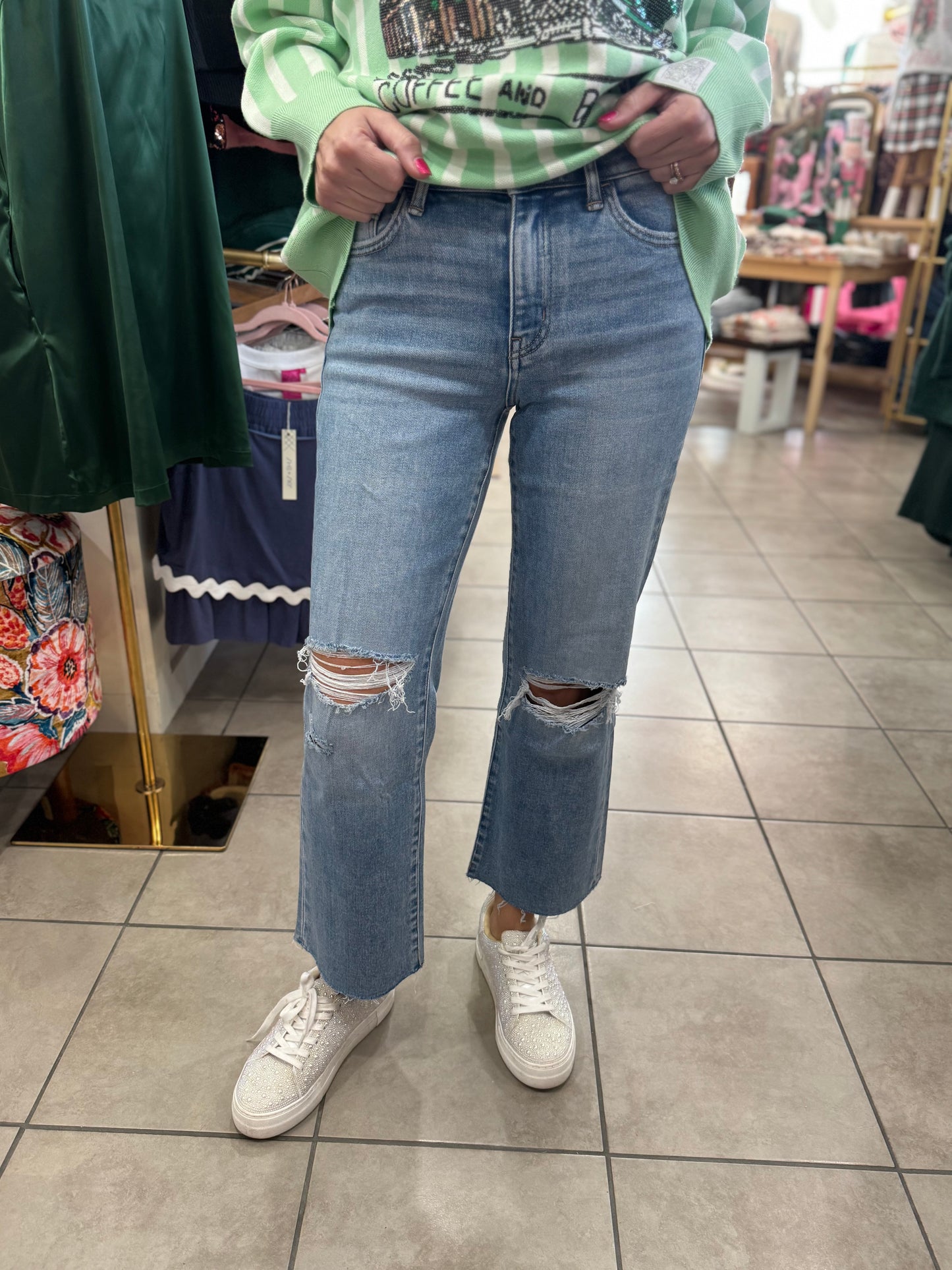 Flying Monkey Peggy Denim