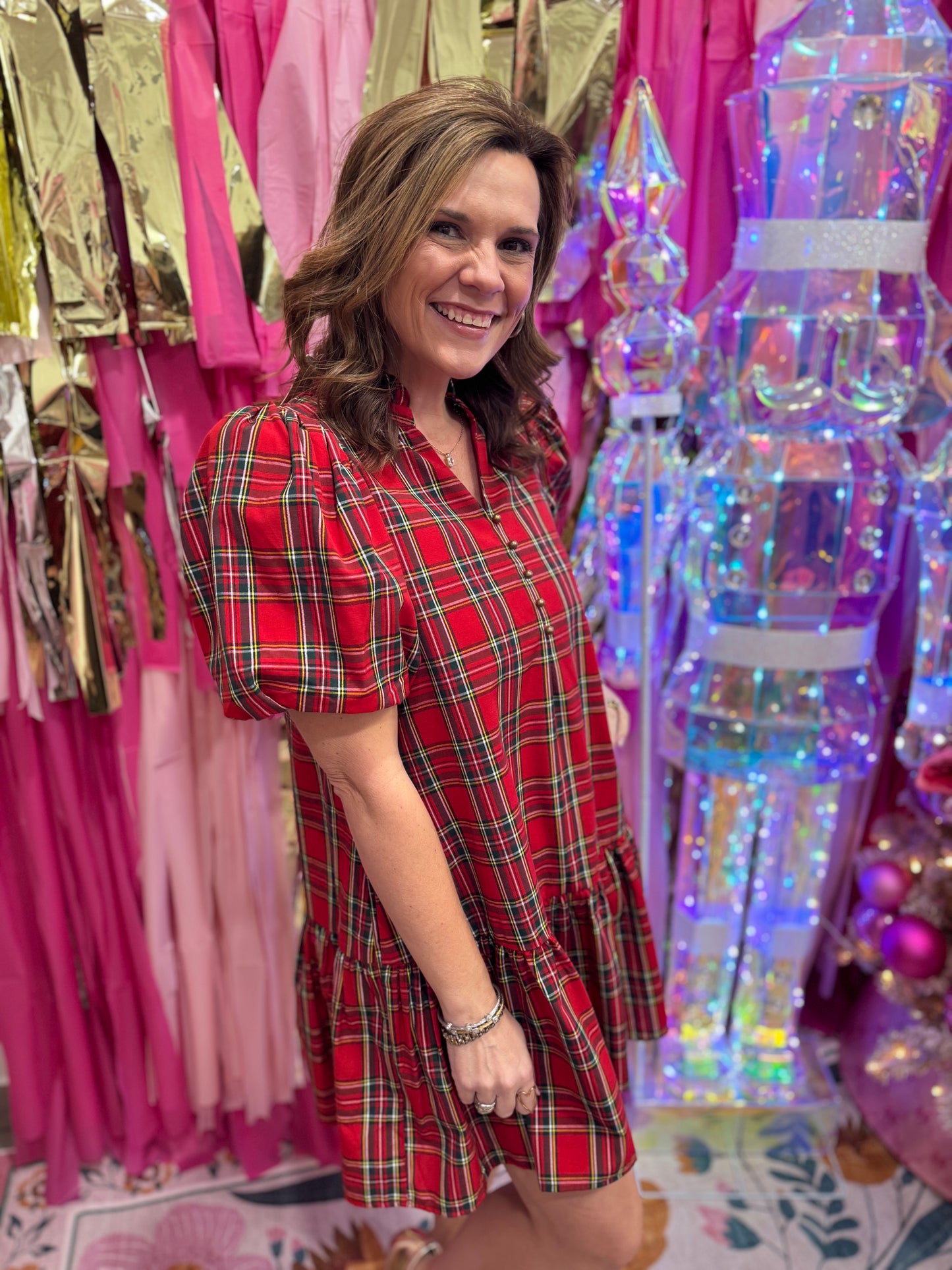 Something Special Plaid Dress