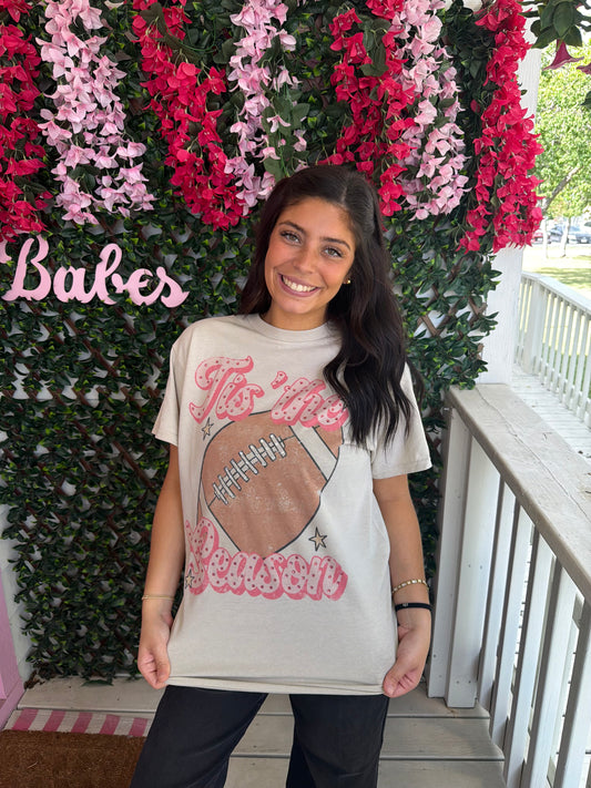 Tis The Season Football Tee