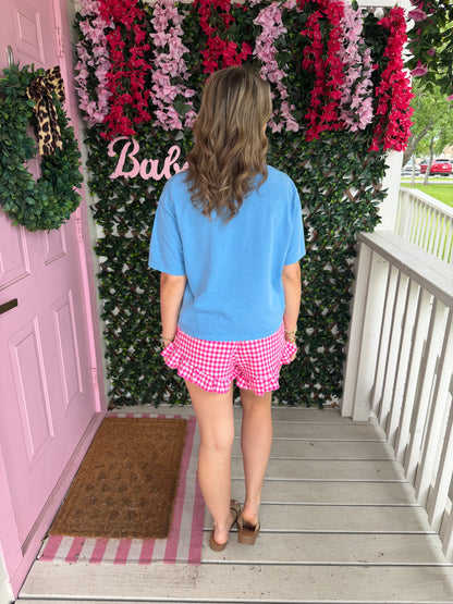 Bubblegum Babe Ruffle Shorts