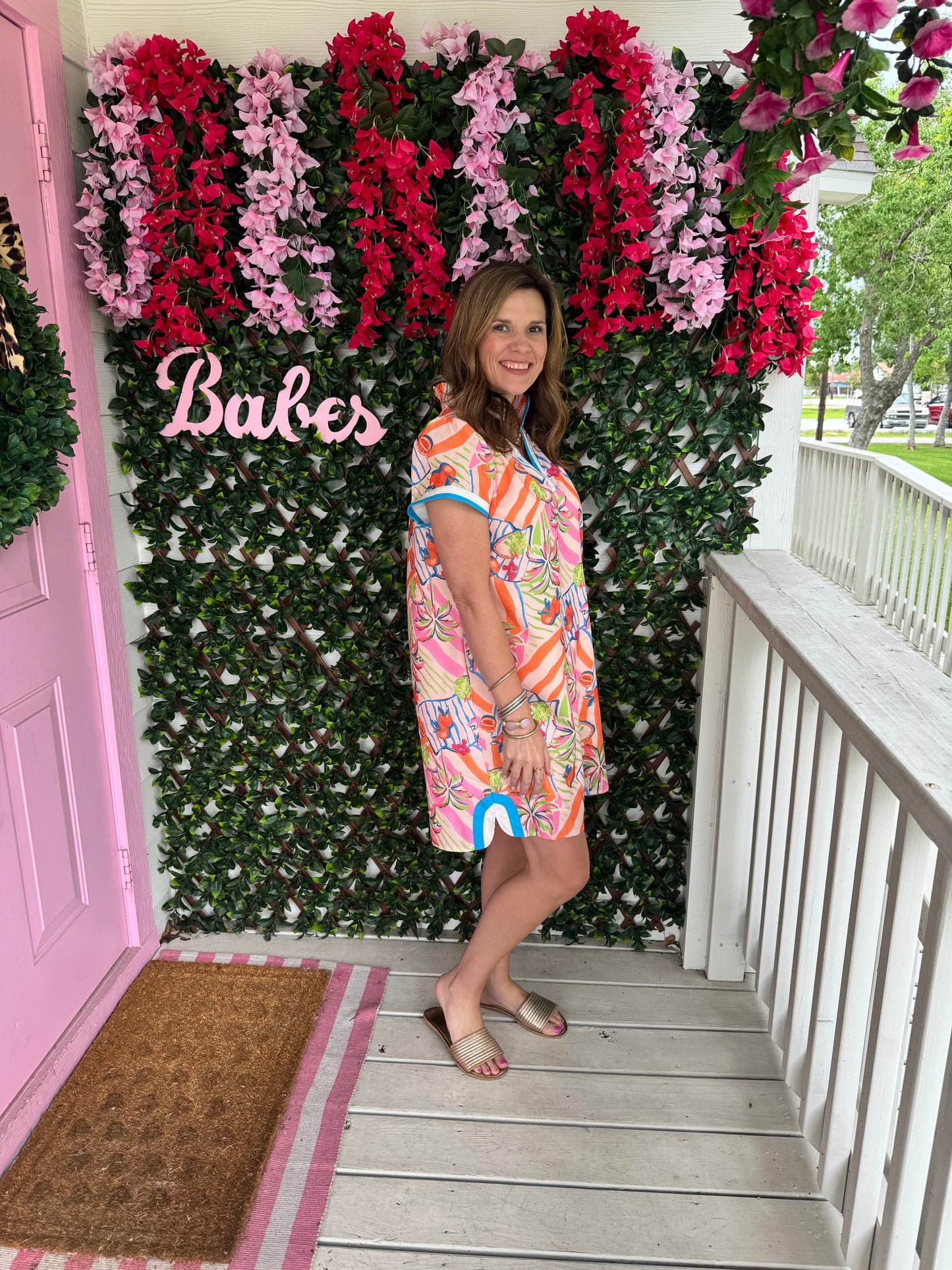 Tangerine Tropics Dress