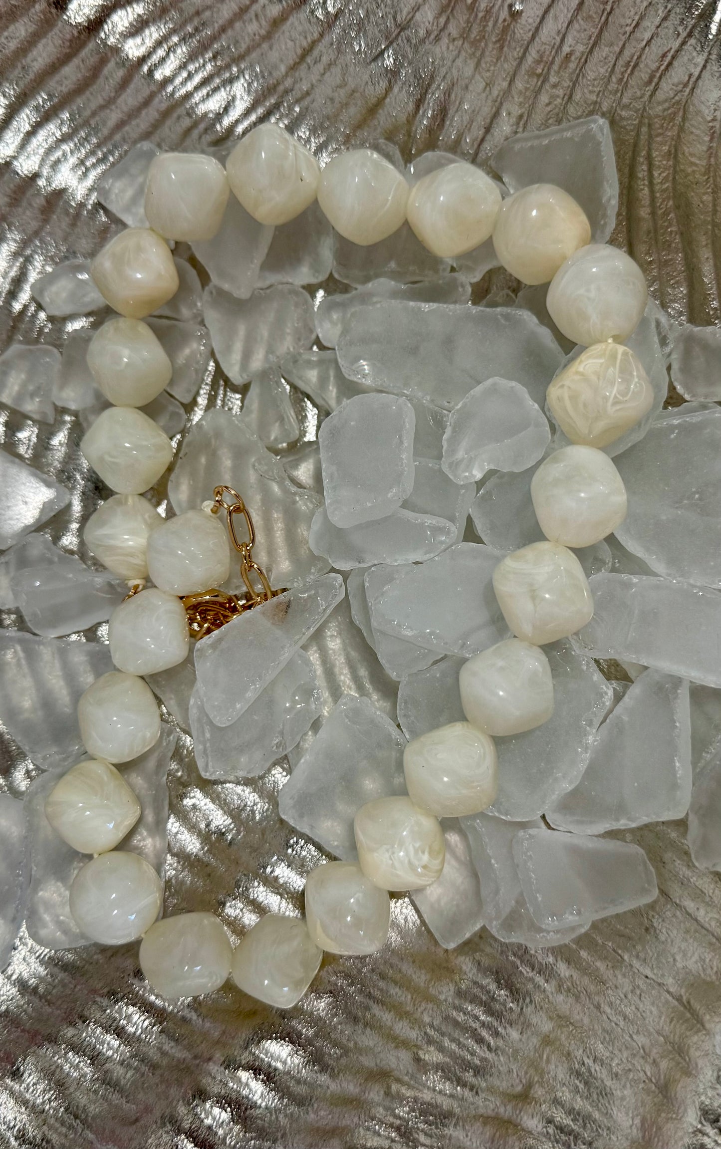 Chunky Faux Stone Necklace