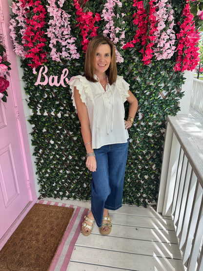 Angelic Cream Lace Top