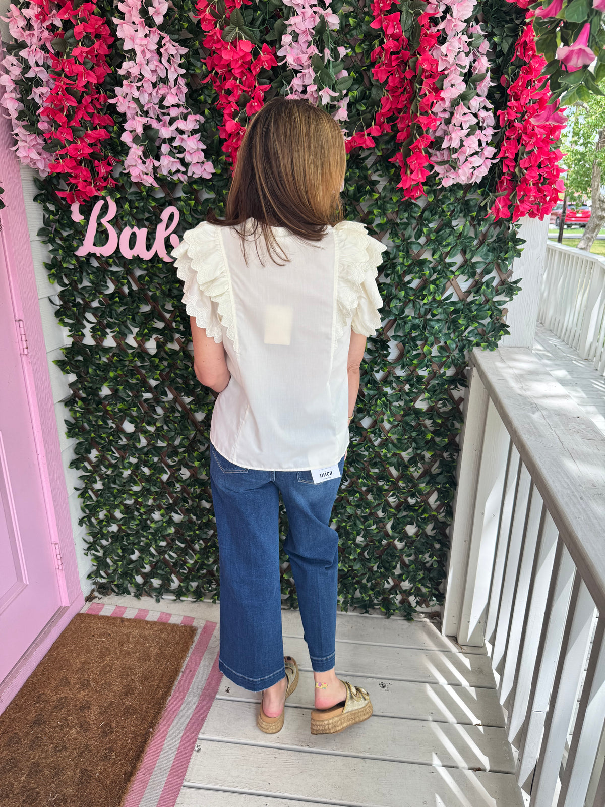 Angelic Cream Lace Top