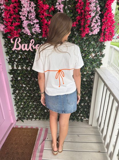 Beaded Bikini Top Tee
