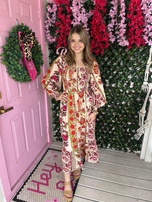 Garden Party Floral Dress