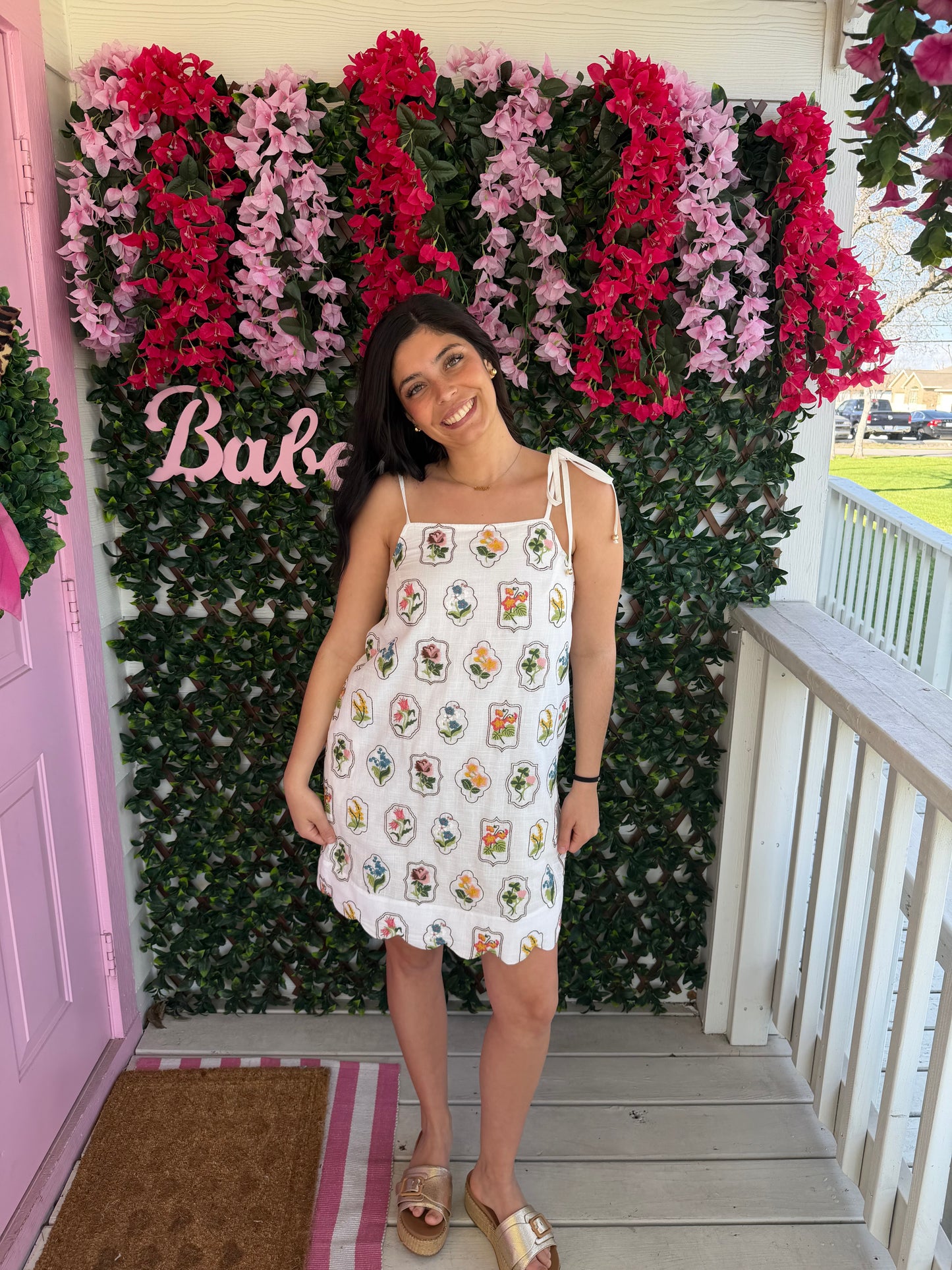 Floral Frames Dress