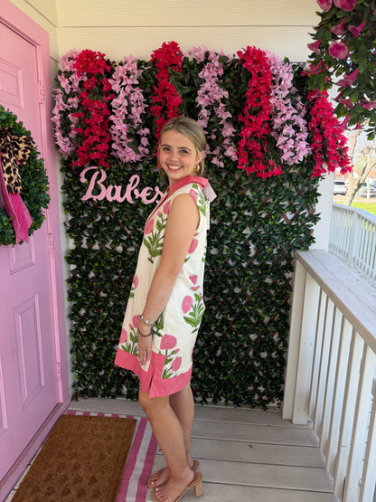 Floral Cream Dress