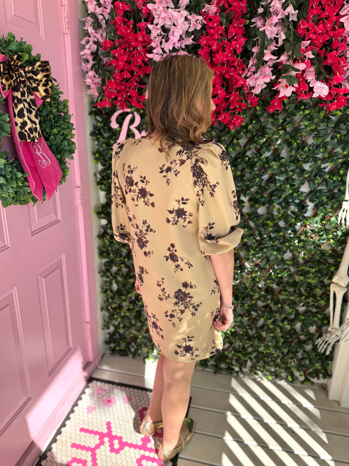 Posh Floral Dress