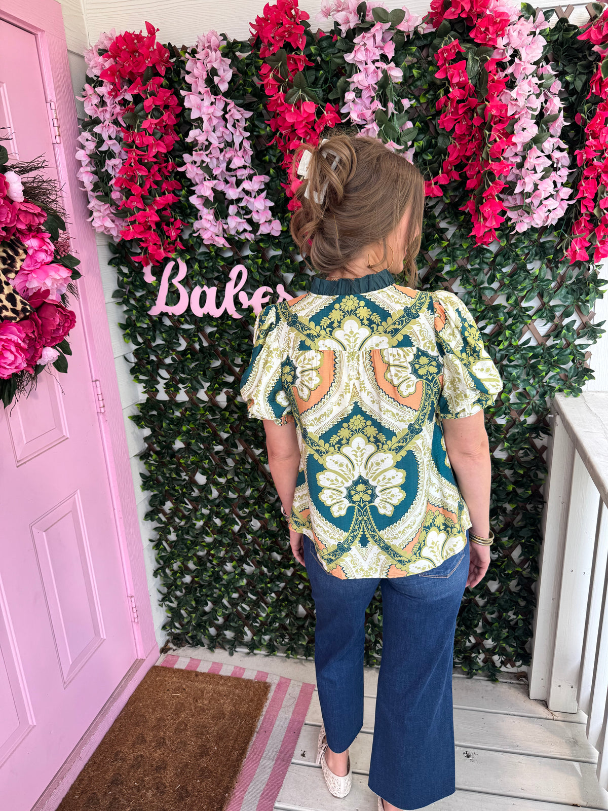 Louise Green Top