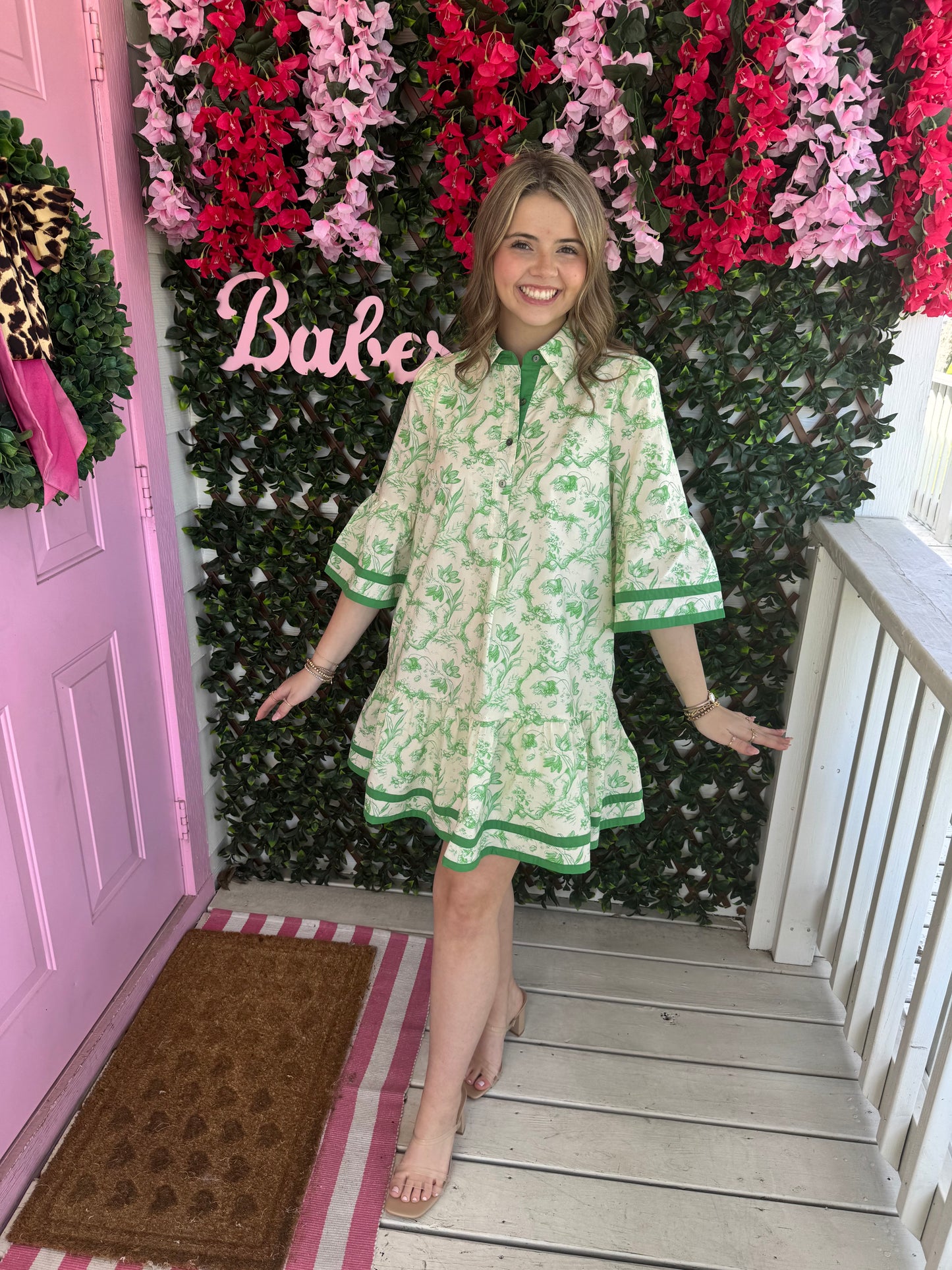 Spring Green Dress