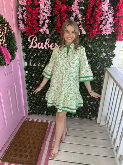 Spring Green Dress