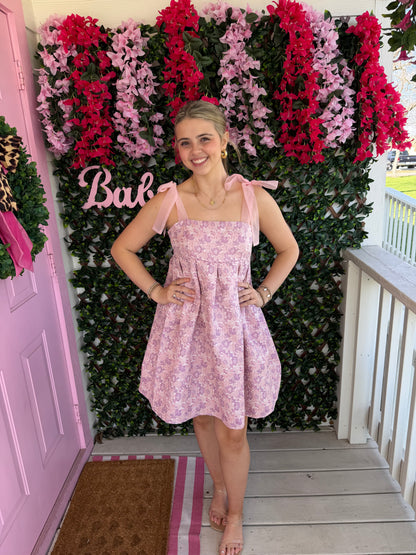 She’s A Doll Jacquard Dress