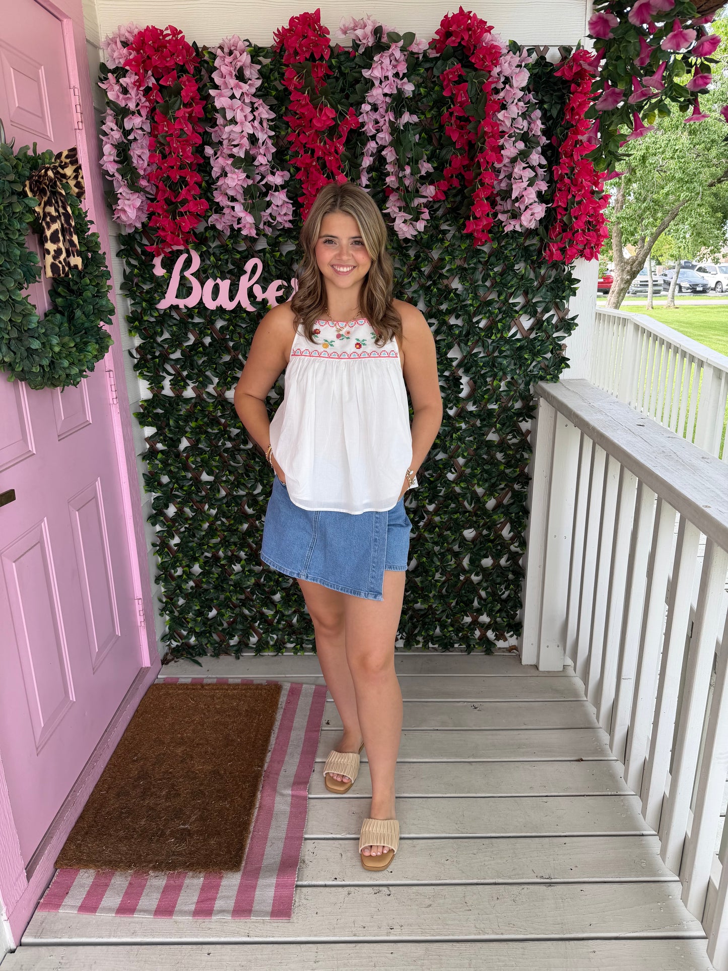 Sweetly Embroidered Top