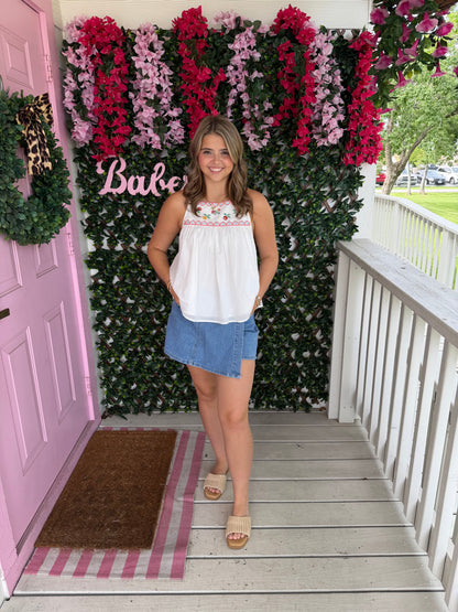 Sweetly Embroidered Top