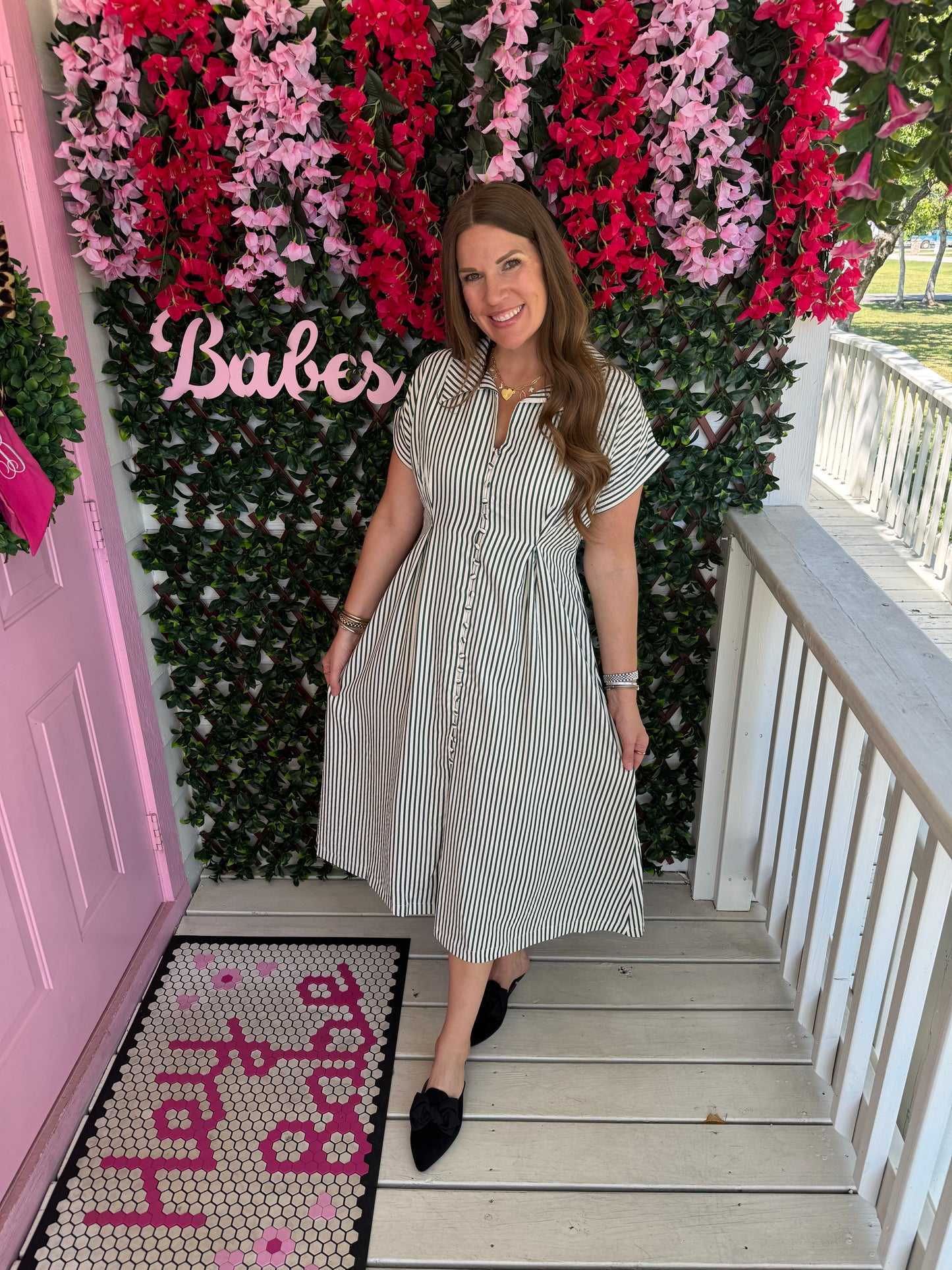 Fit & Fab Striped Dress