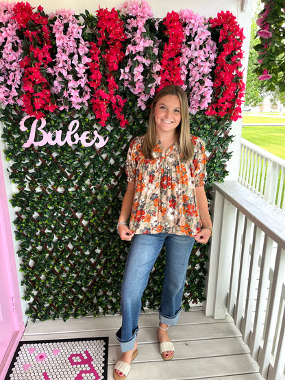 Mimi Floral Top