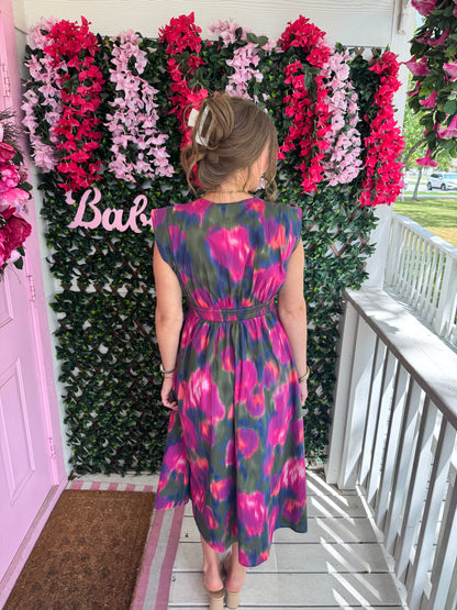 Brushed & Bright Floral Dress